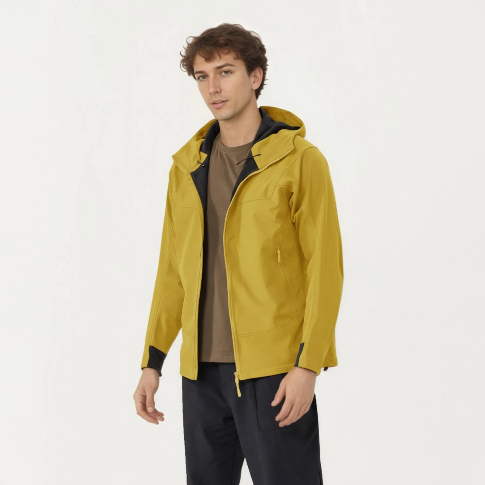 Anna-Kaci Men's Full Zip Hooded Jacket with Adjustable Drawstrings and Front Zip Pockets sold by Anna-Kaci product image thumbnail 2