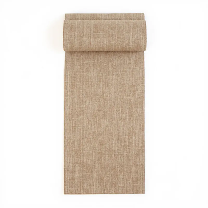 Anna-Kaci Solid Woven Table Runner with Textured Linen-Look Finish sold by Anna-Kaci