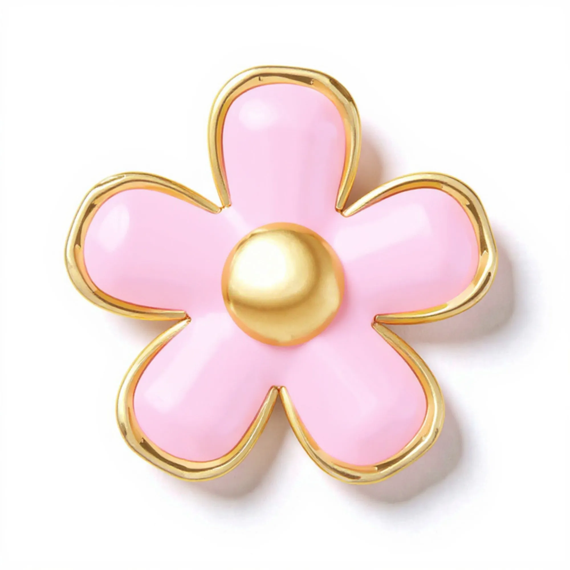 Anna-Kaci 6-Piece Pink Flower Car Air Vent Clip Set with Gold Accent Petals sold by Anna-Kaci product image thumbnail 3