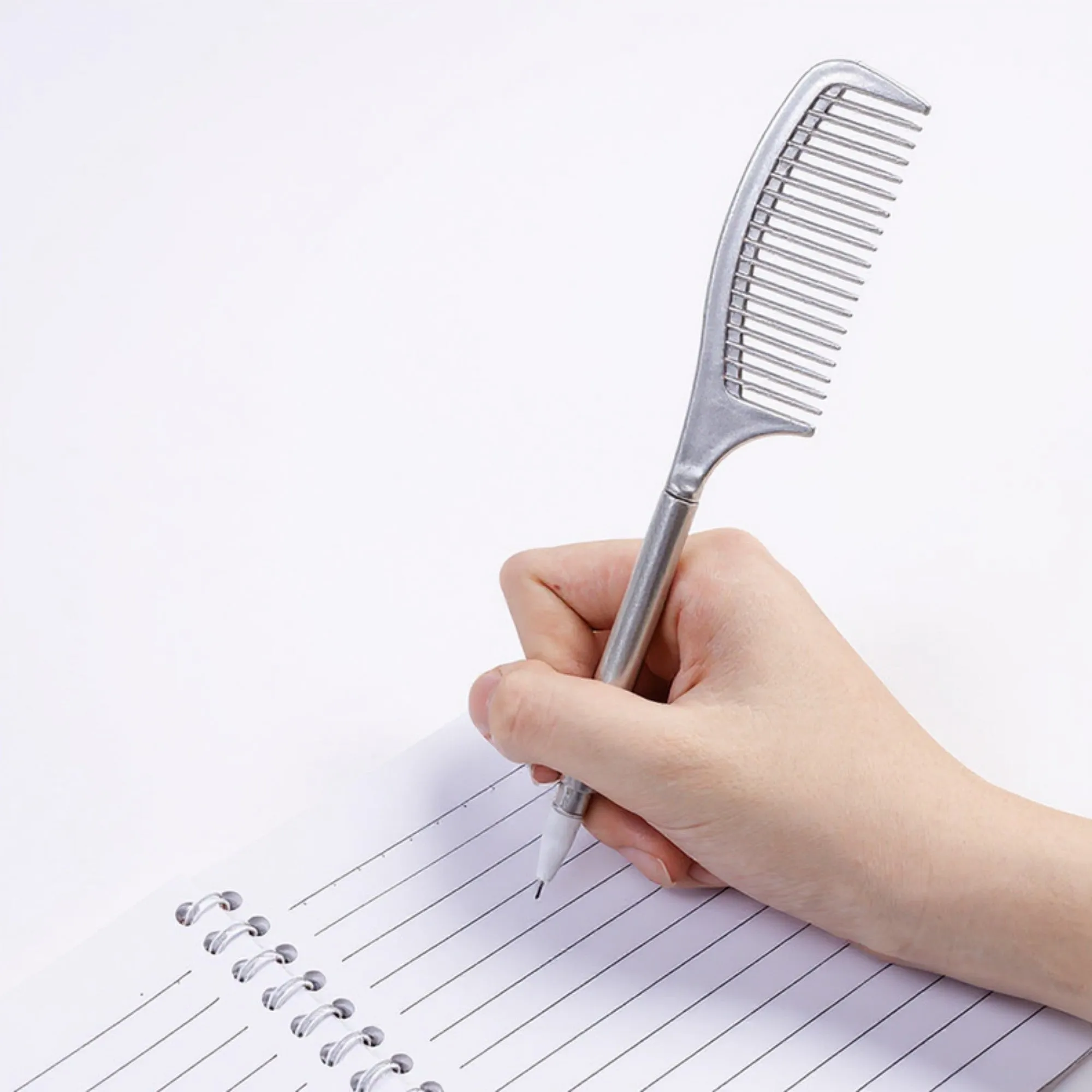 Anna-Kaci Comb Pen 4-Piece Set with Dual-Use Design and Metallic Finish sold by Anna-Kaci product image thumbnail 3