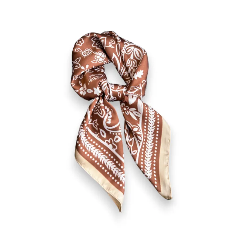 Anna-Kaci Women's Satin Scarf with Classic Paisley Print 27¡Á27 Inches sold by Anna-Kaci