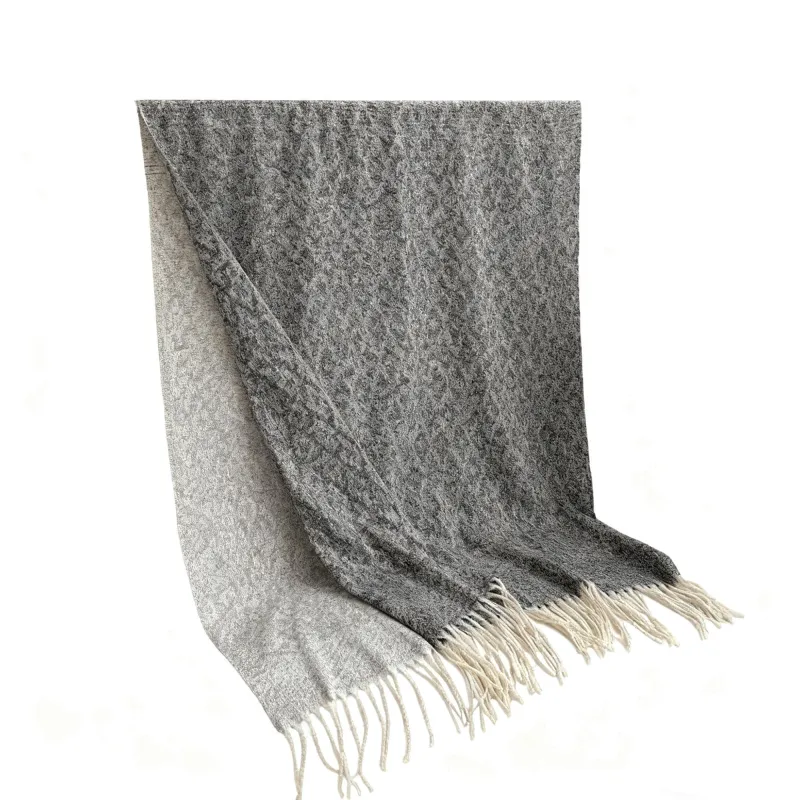 Anna-Kaci Women's Reversible Cashmere-Feel Scarf with Fringe Tassel Trim 78.5¡Á26 Inches sold by Anna-Kaci