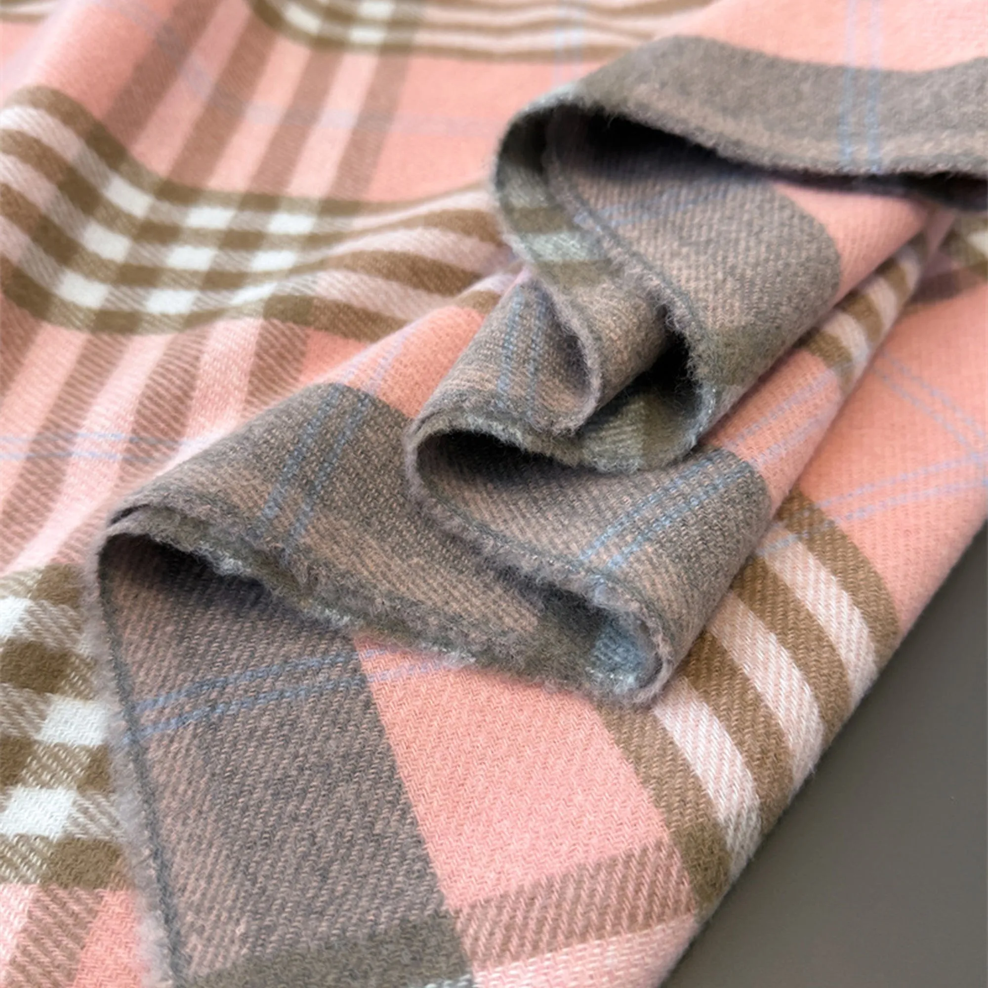 Anna-Kaci Women's Classic Plaid Cashmere-Feel Scarf with Fringed Edges 78.5¡Á24 Inches sold by Anna-Kaci product image thumbnail 4