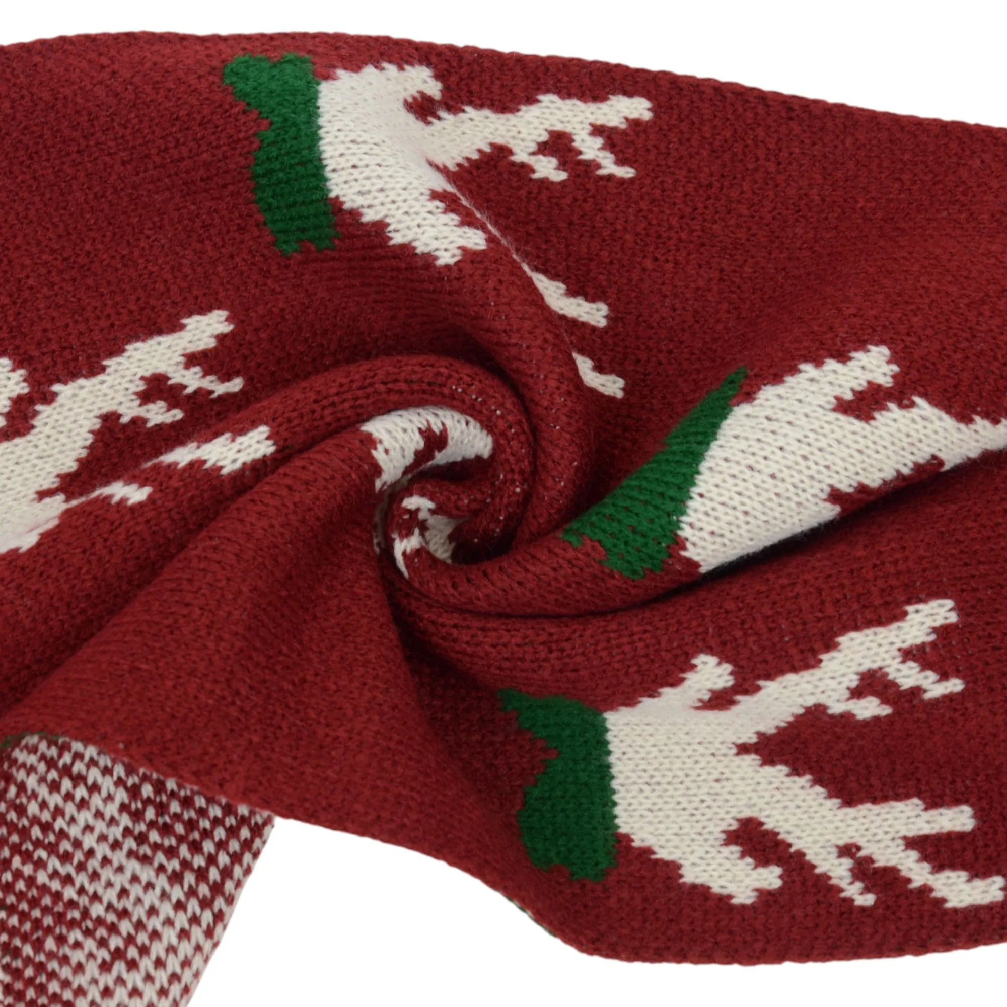 Anna-Kaci Women's Knitted Winter Scarf with Reindeer and Snowflake Holiday Pattern 66¡Á12 Inches sold by Anna-Kaci product image thumbnail 4