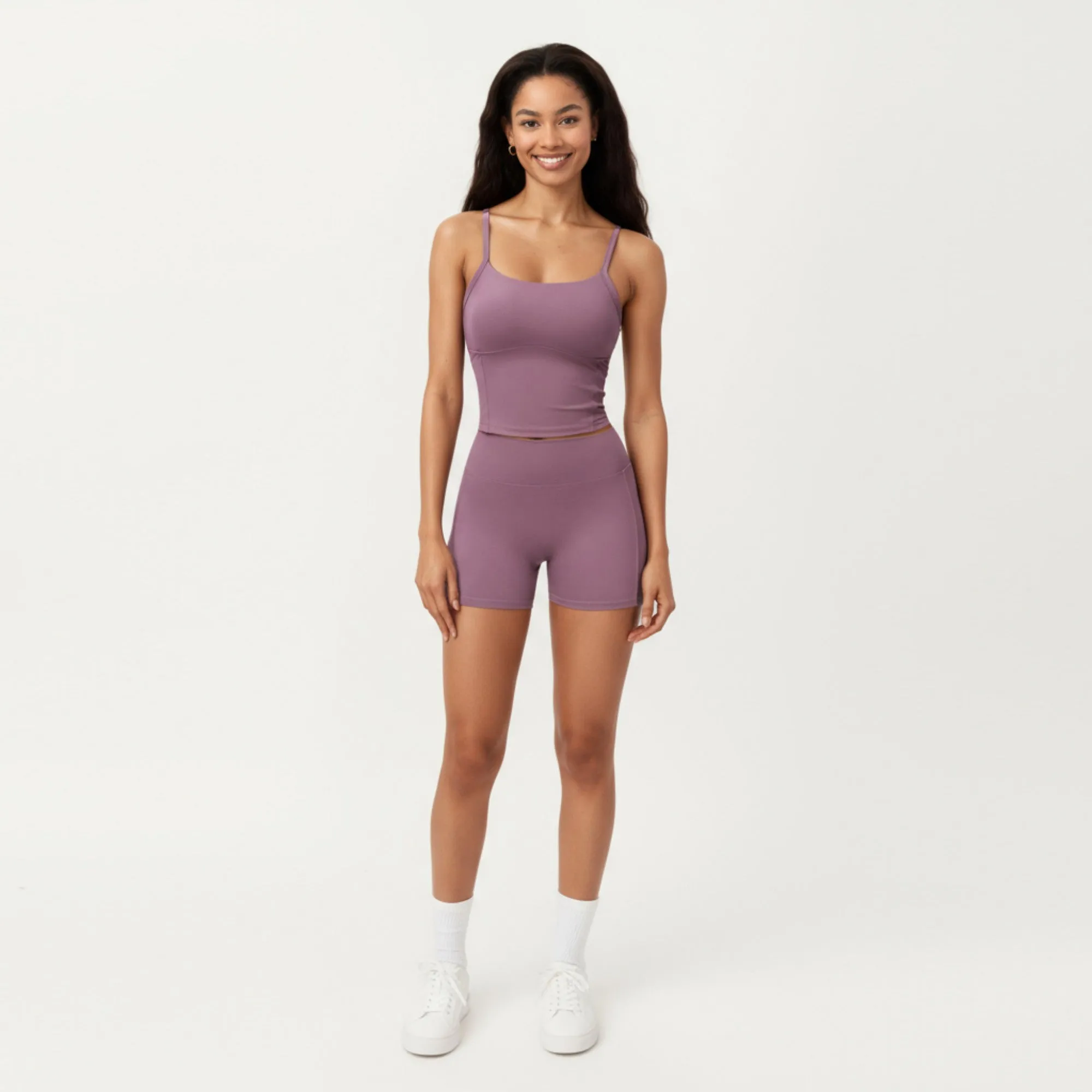 Anna-Kaci Active Women's High Waist Active Shorts with Smooth Stretch Fabric and Supportive Contoured Waistband sold by Anna-Kaci product image thumbnail 3