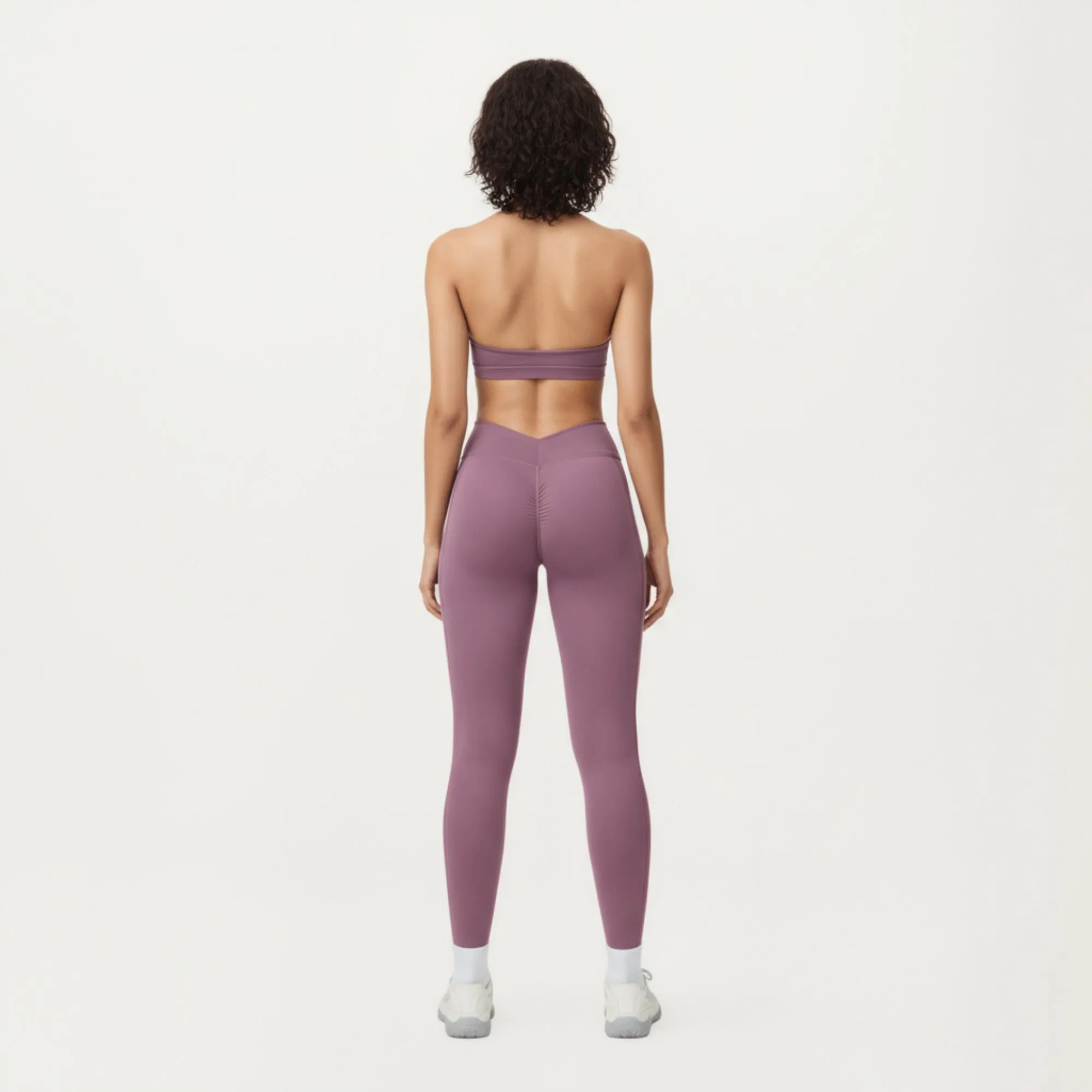 Anna-Kaci Active Women's Halter Neck Sports Bra with Deep V-Front, Wide Underband Support and Smooth Stretch Fabric for a Flattering Active Fit sold by Anna-Kaci product image thumbnail 4