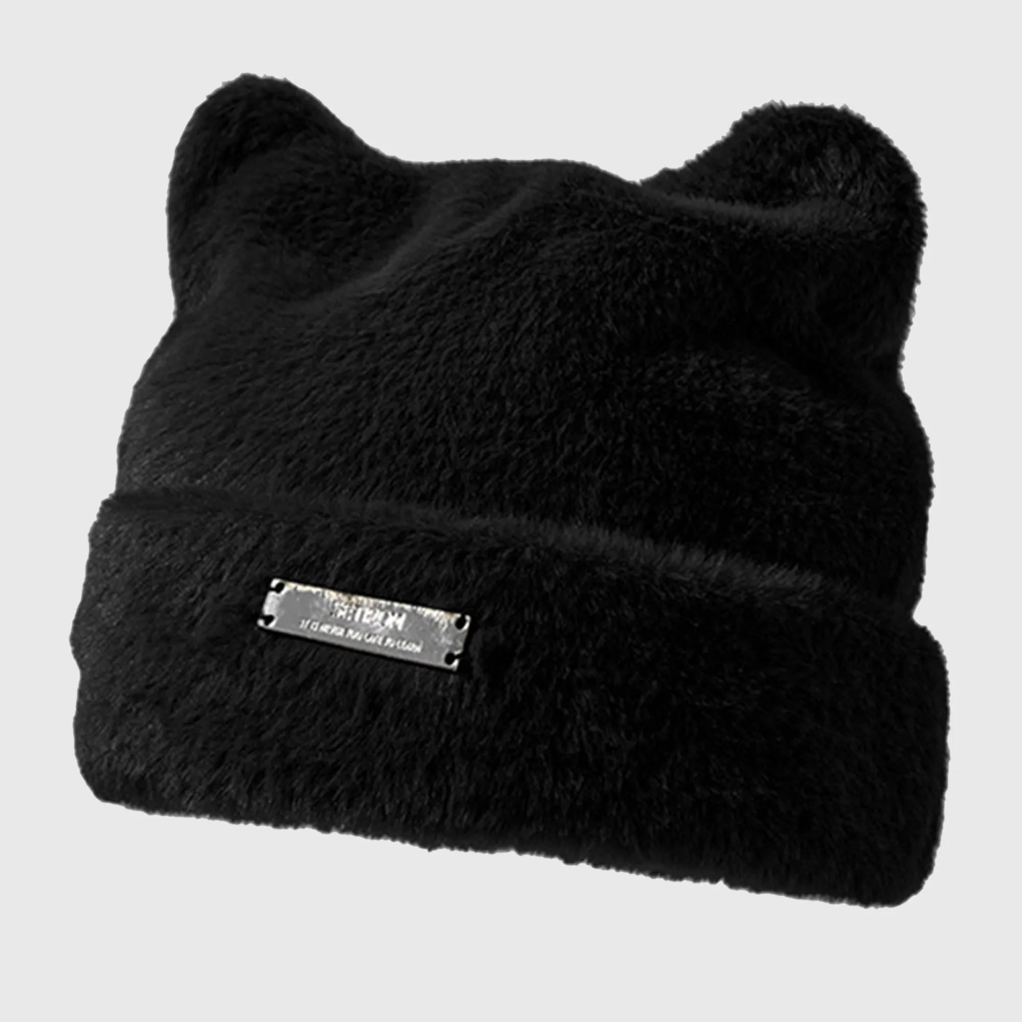 Anna-Kaci Women's Fuzzy Cat Ear Beanie - Soft Plush Winter Hat sold by Anna-Kaci product image thumbnail 4