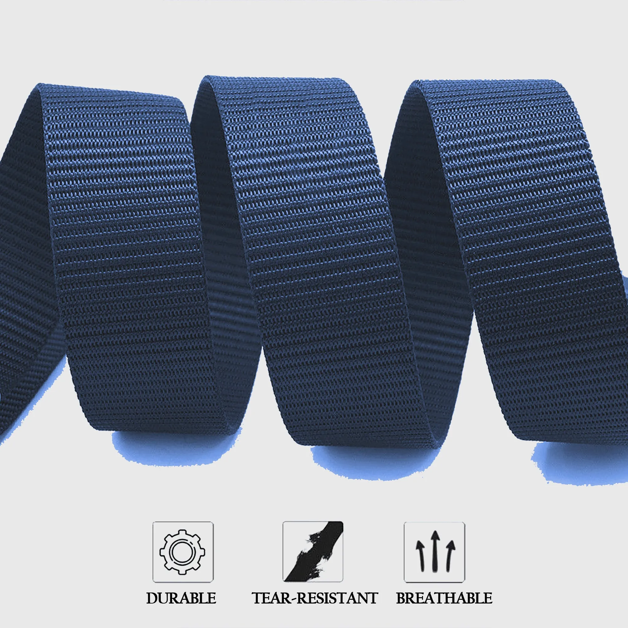 Anna-Kaci Women's Nylon Tactical Belt with Plastic-Alloy Buckle Heavy-Duty Outdoor & Casual Belt sold by Anna-Kaci product image thumbnail 3