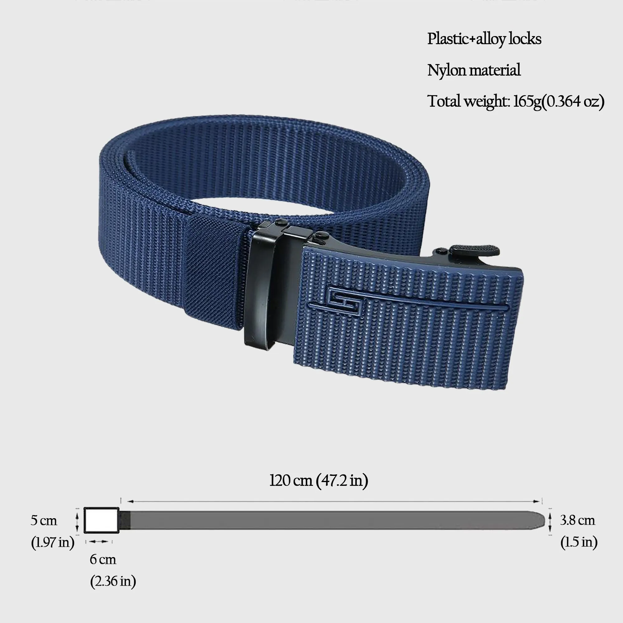 Anna-Kaci Women's Nylon Tactical Belt with Plastic-Alloy Buckle Heavy-Duty Outdoor & Casual Belt sold by Anna-Kaci product image thumbnail 4