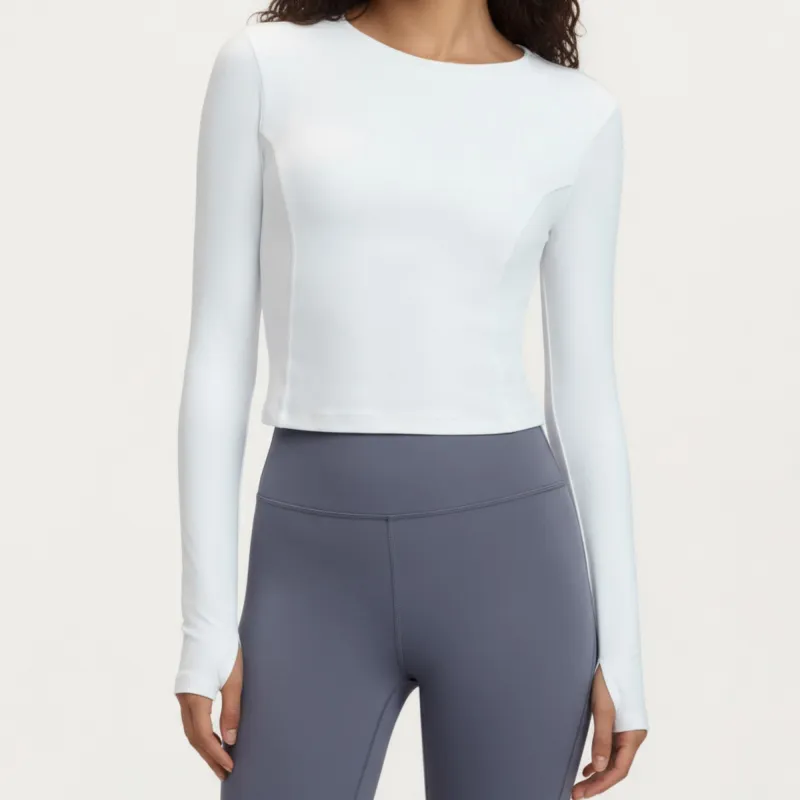 Anna-Kaci Active Women¡¯s Long Sleeve Fitted Active Top with Smooth Stretch Fabric Contoured Seaming sold by Anna-Kaci
