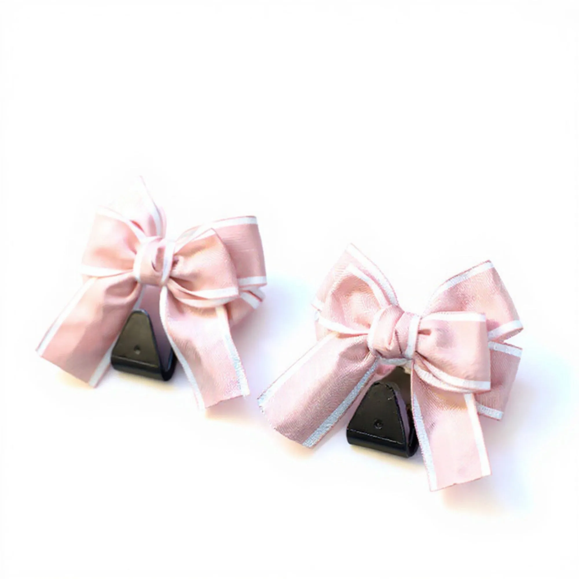 Anna-Kaci Decorative Ribbon Bow Car Headrest Hooks 2-Piece Set for Handbags and Accessories sold by Anna-Kaci