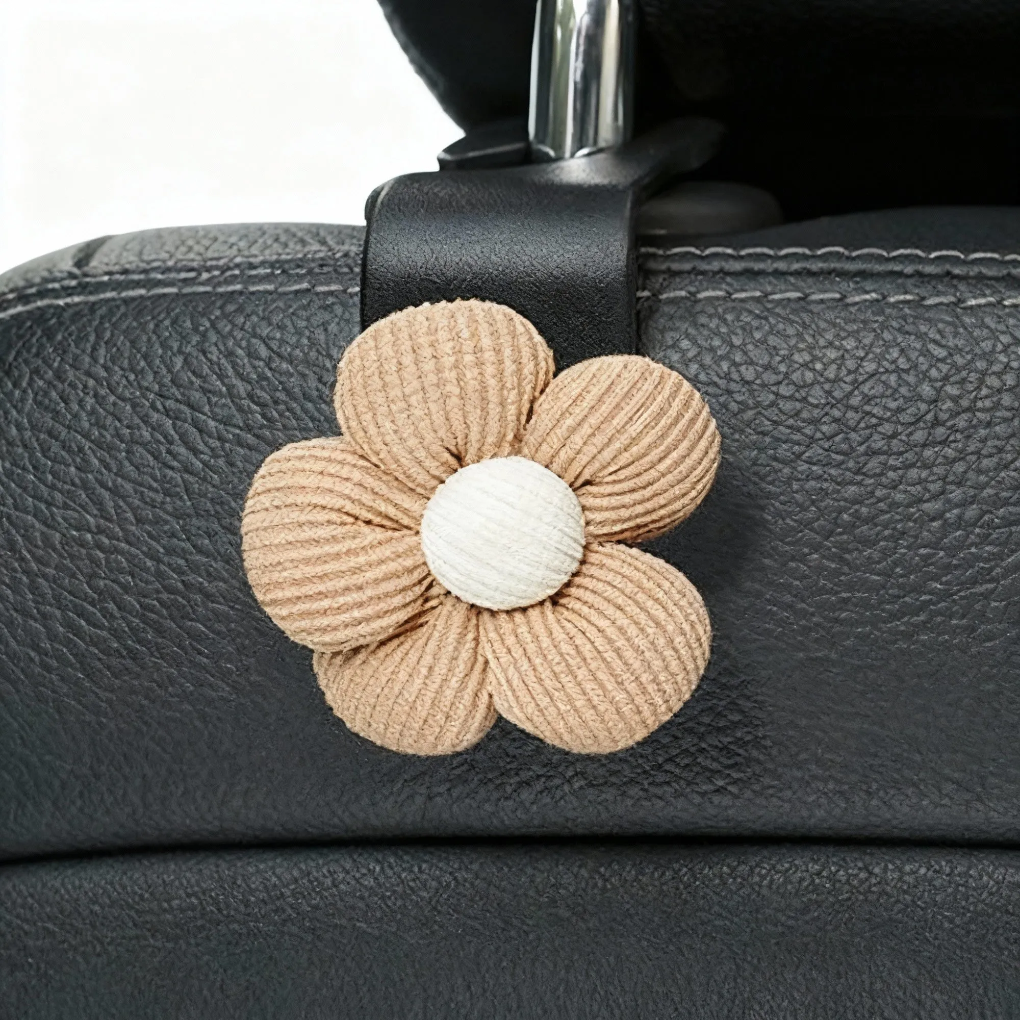 Anna-Kaci Flower Car Seat Headrest Hooks Set for Bag and Purse Hanging Organizer sold by Anna-Kaci