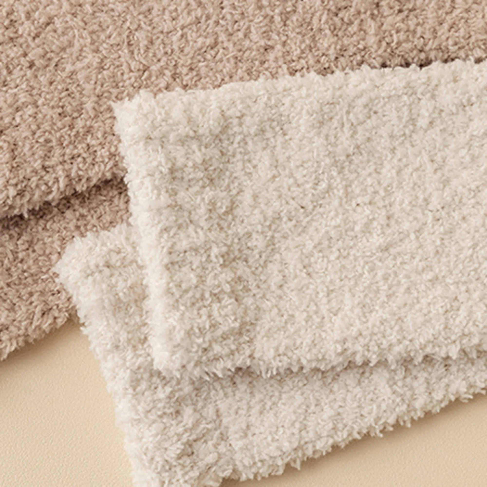 Anna-Kaci Women¡¯s Plush Crew Socks 3-Pair Set Soft High Pile Knit Warm Stretchy Cozy Winter Socks sold by Anna-Kaci product image thumbnail 5