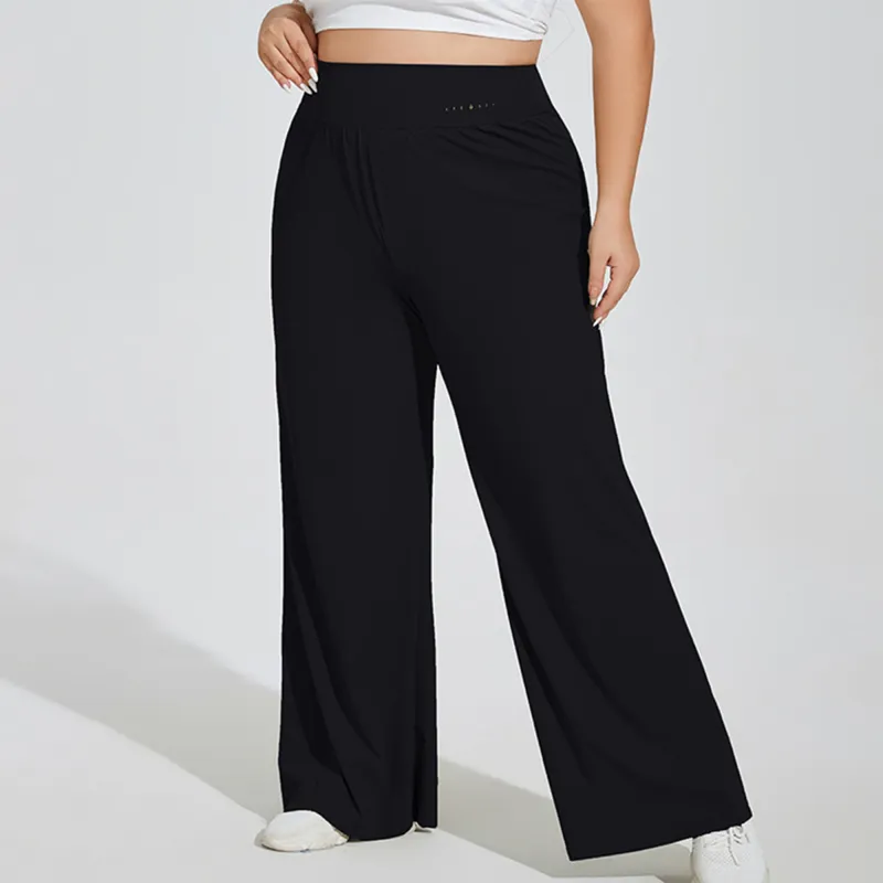 Anna-Kaci Women's High Waist Wide Leg Lounge Pants with Soft Stretch Fabric Relaxed Fit and Flowing Full Length Design made by Anna-Kaci
