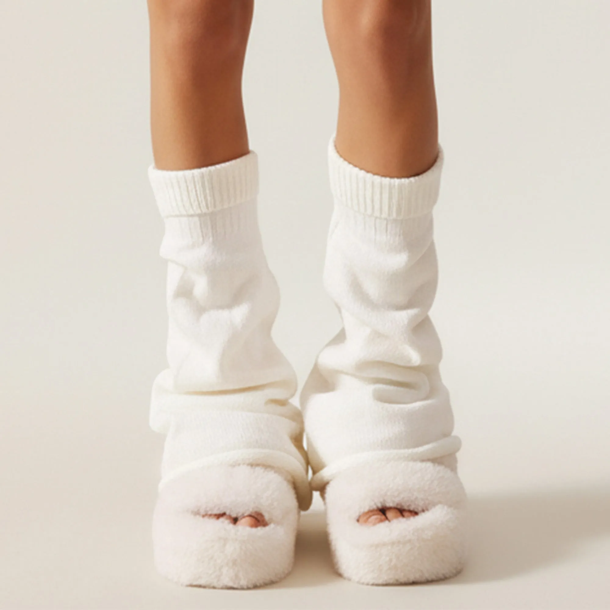 Anna-Kaci Women's Ribbed Knit Leg Warmers Slouchy Pull-On Boot Cover Winter Fashion Accessory sold by Anna-Kaci product image thumbnail 5