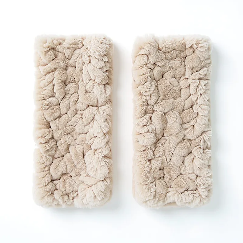 Anna-Kaci Women's Plush Faux Fur Leg Warmers with Soft Stretch Fit and Cozy Textured Finish made by Anna-Kaci