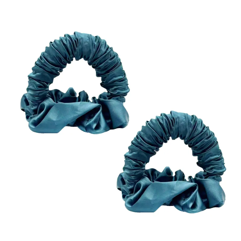 Anna-Kaci Heatless Curling Scrunchies 2-Piece Set Soft Satin Hair Curling Tool made by Anna-Kaci