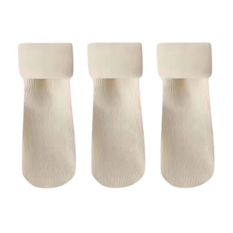 Anna-Kaci 3-Pair Soft Ribbed Crew Socks Set with Stretch Comfort Fabric, Reinforced Cuffs, Breathable Knit Design and Everyday Cozy Wear Giftable Pack sold by Anna-Kaci