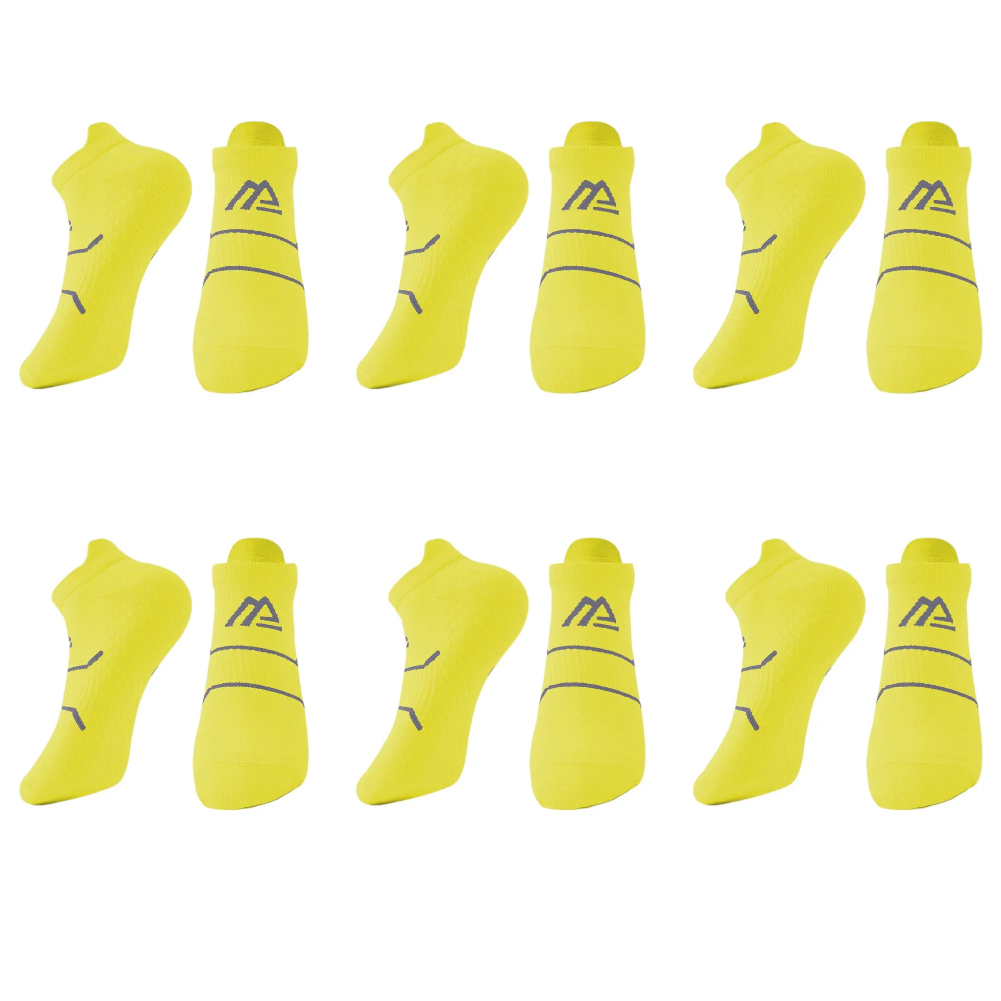 Anna-Kaci Men's Athletic Ankle Socks 6pk with Geometric Design sold by Anna-Kaci product image thumbnail 5