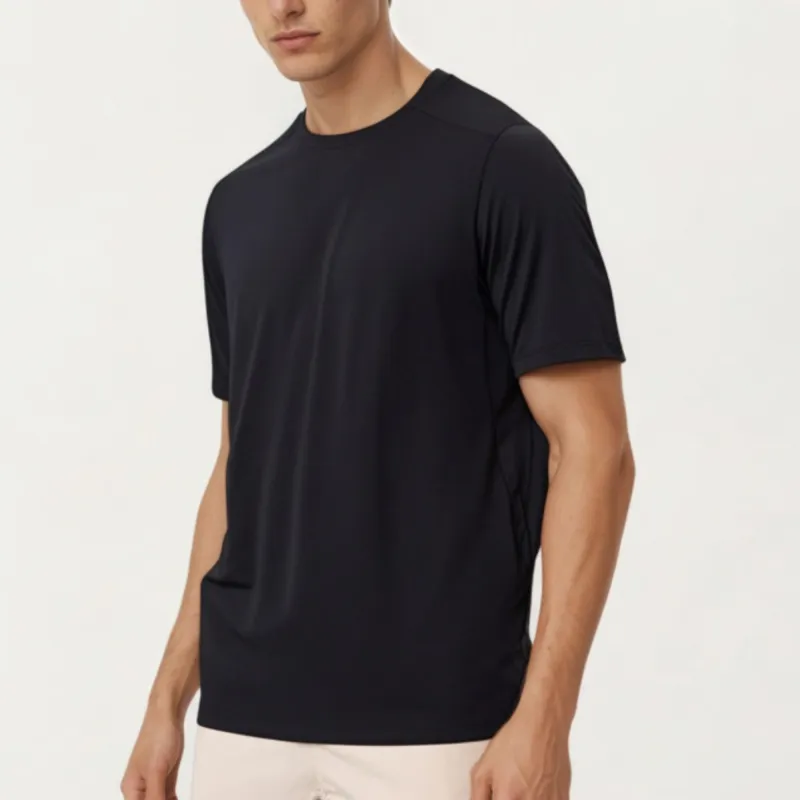 Anna-Kaci Active Men's Short Sleeve Crew Neck Performance T Shirt with Lightweight Stretch Fabric made by Anna-Kaci