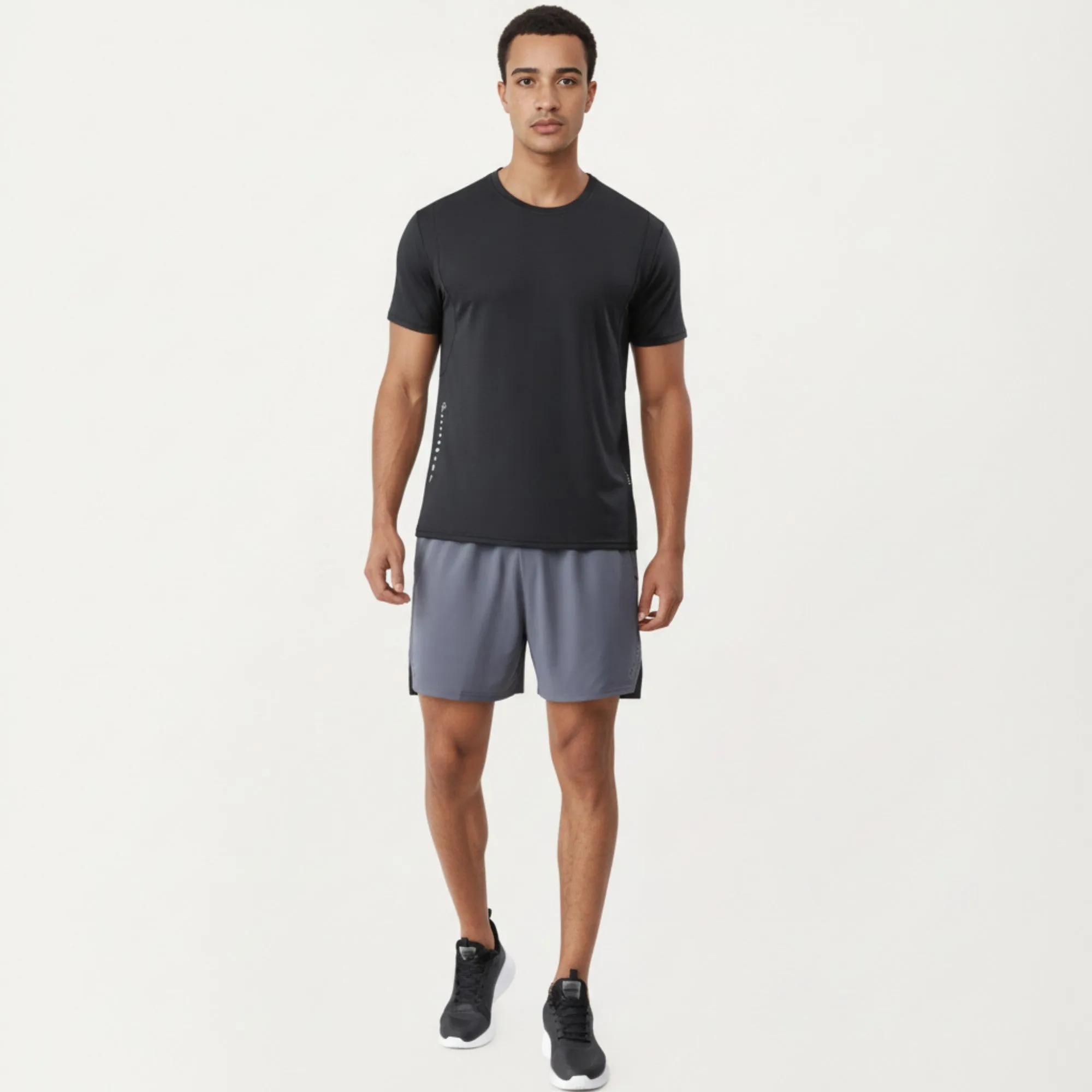 Anna-Kaci Active Men's Short Sleeve Crew Neck Performance Tee with Lightweight Stretch Knit Fabric sold by Anna-Kaci product image thumbnail 3