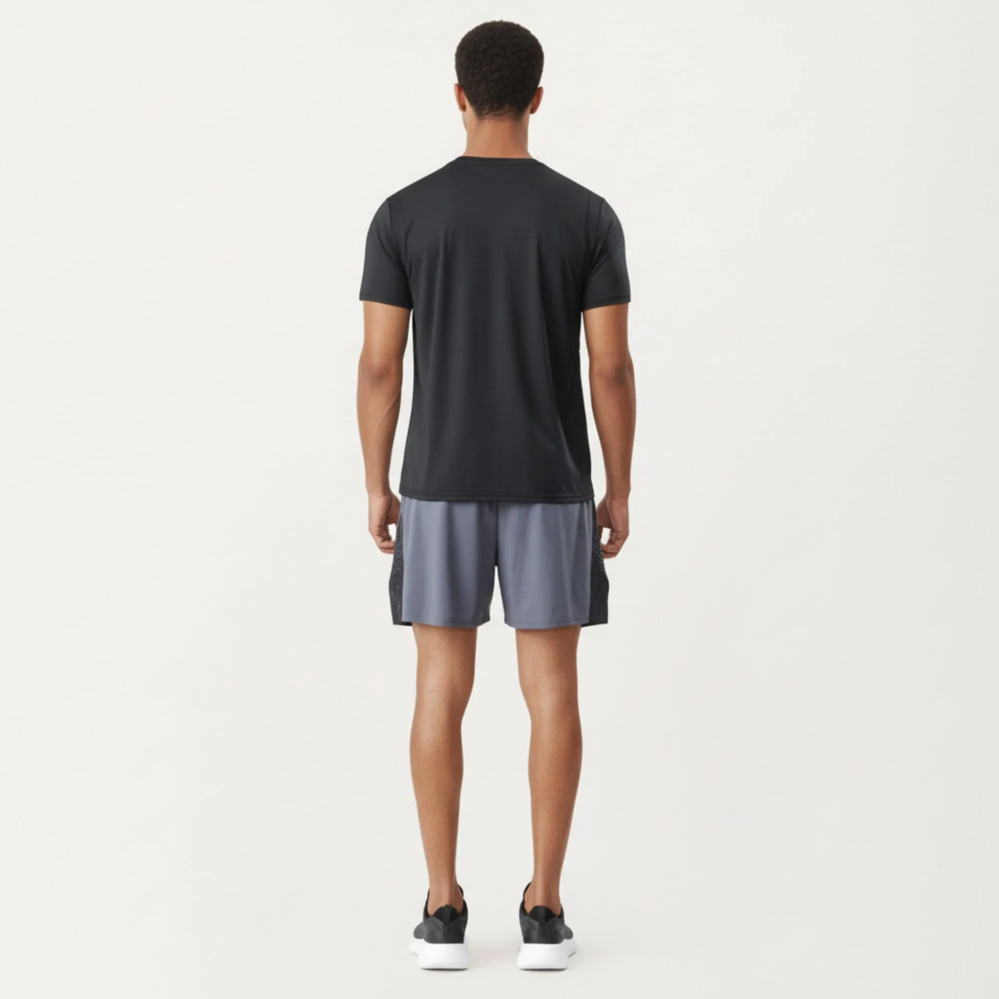Anna-Kaci Active Men's Short Sleeve Crew Neck Performance Tee with Lightweight Stretch Knit Fabric sold by Anna-Kaci product image thumbnail 4