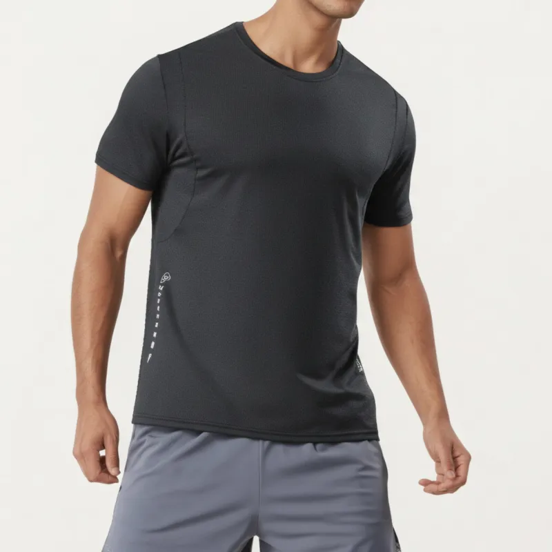 Anna-Kaci Active Men's Short Sleeve Crew Neck Performance Tee with Lightweight Stretch Knit Fabric sold by Anna-Kaci