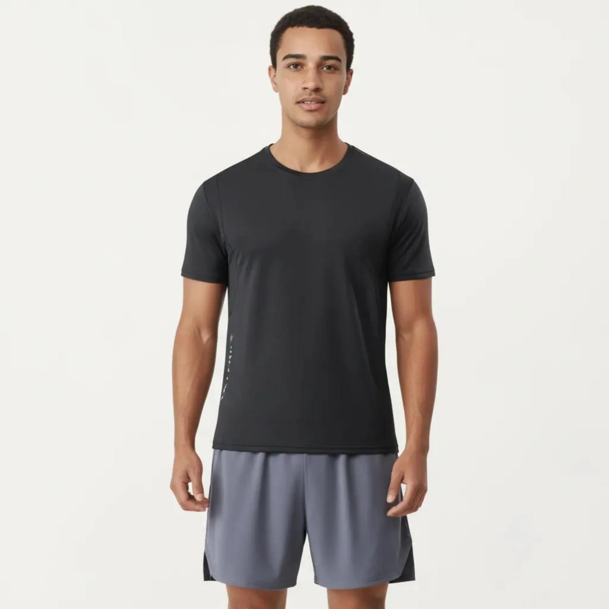Anna-Kaci Active Men's Short Sleeve Crew Neck Performance Tee with Lightweight Stretch Knit Fabric sold by Anna-Kaci product image thumbnail 2