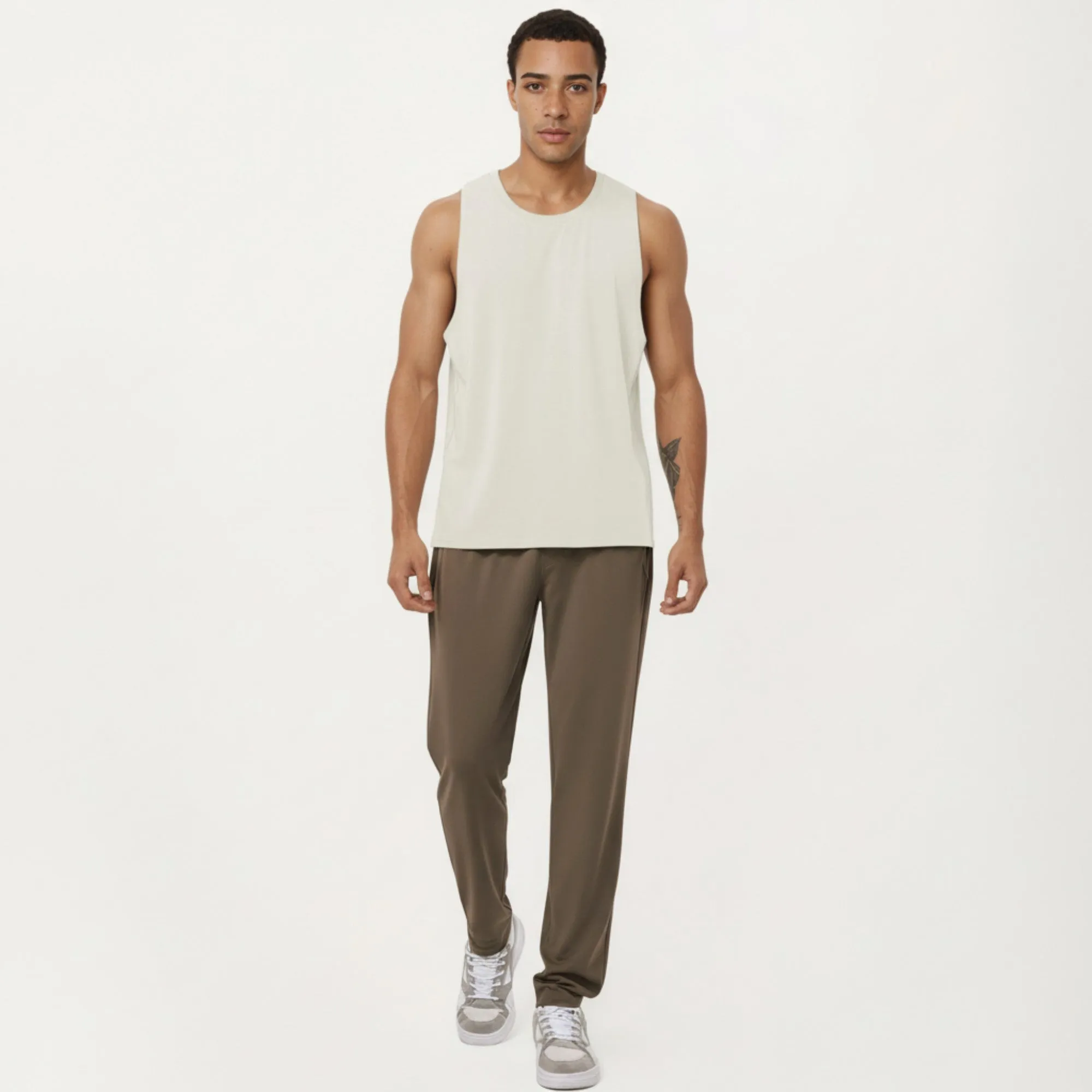 Anna-Kaci Men's Sleeveless Performance Tank Top with Lightweight Stretch and Athletic Fit sold by Anna-Kaci product image thumbnail 3