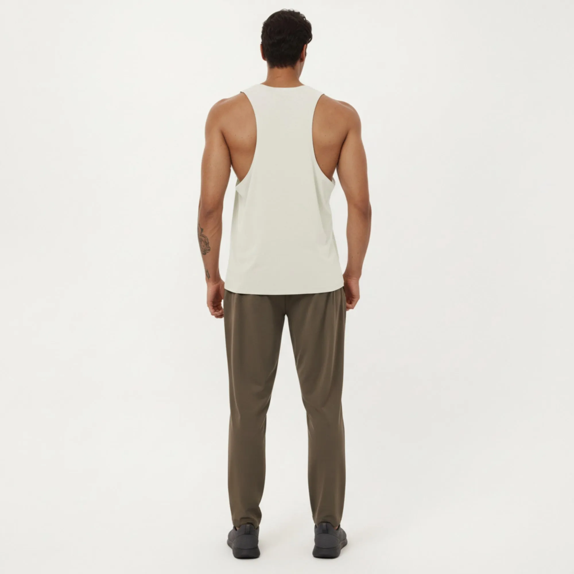 Anna-Kaci Men's Sleeveless Performance Tank Top with Lightweight Stretch and Athletic Fit sold by Anna-Kaci product image thumbnail 4