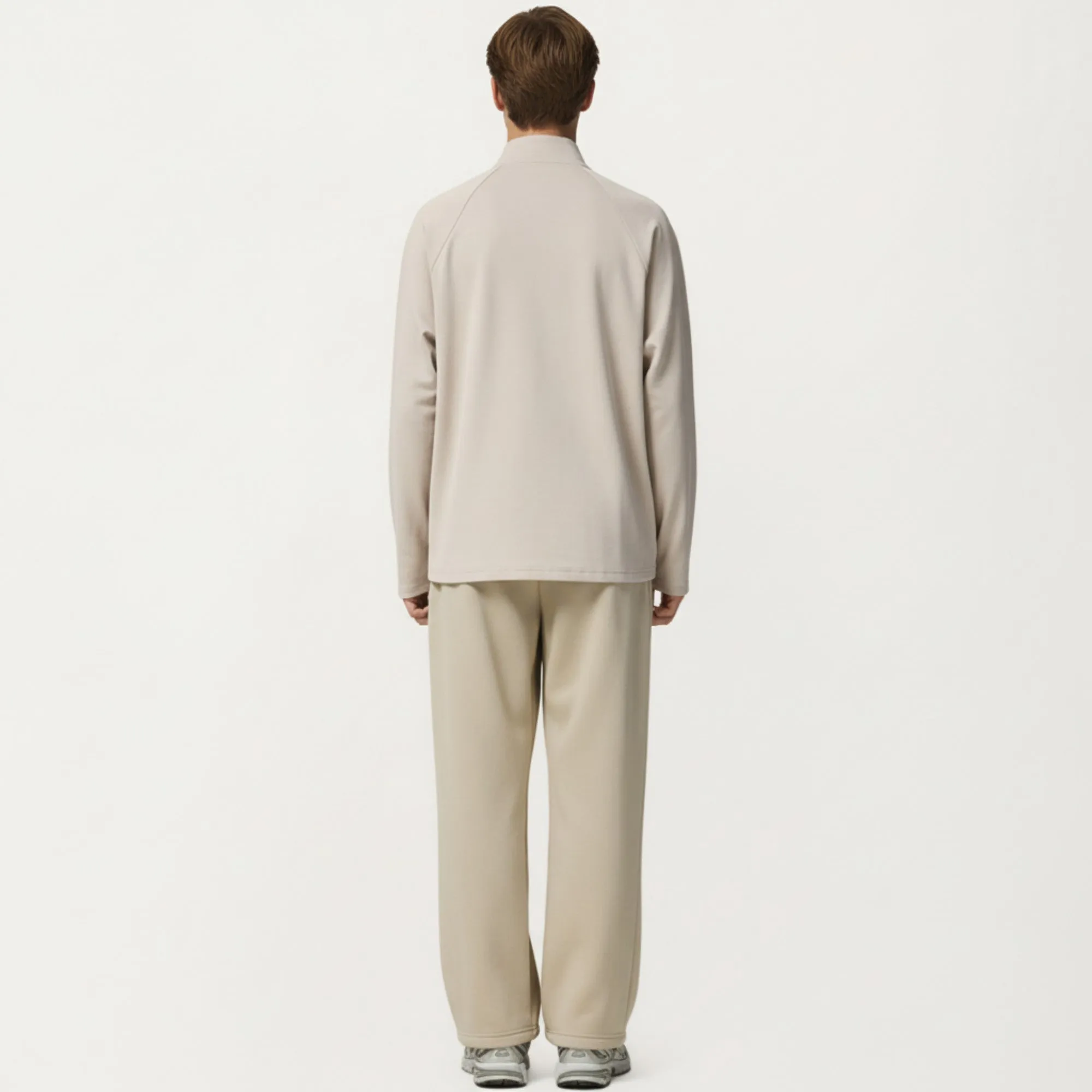 Anna-Kaci Men's Long Sleeve Quarter Zip Pullover with Mock Neck and Relaxed Athletic Fit sold by Anna-Kaci product image thumbnail 4