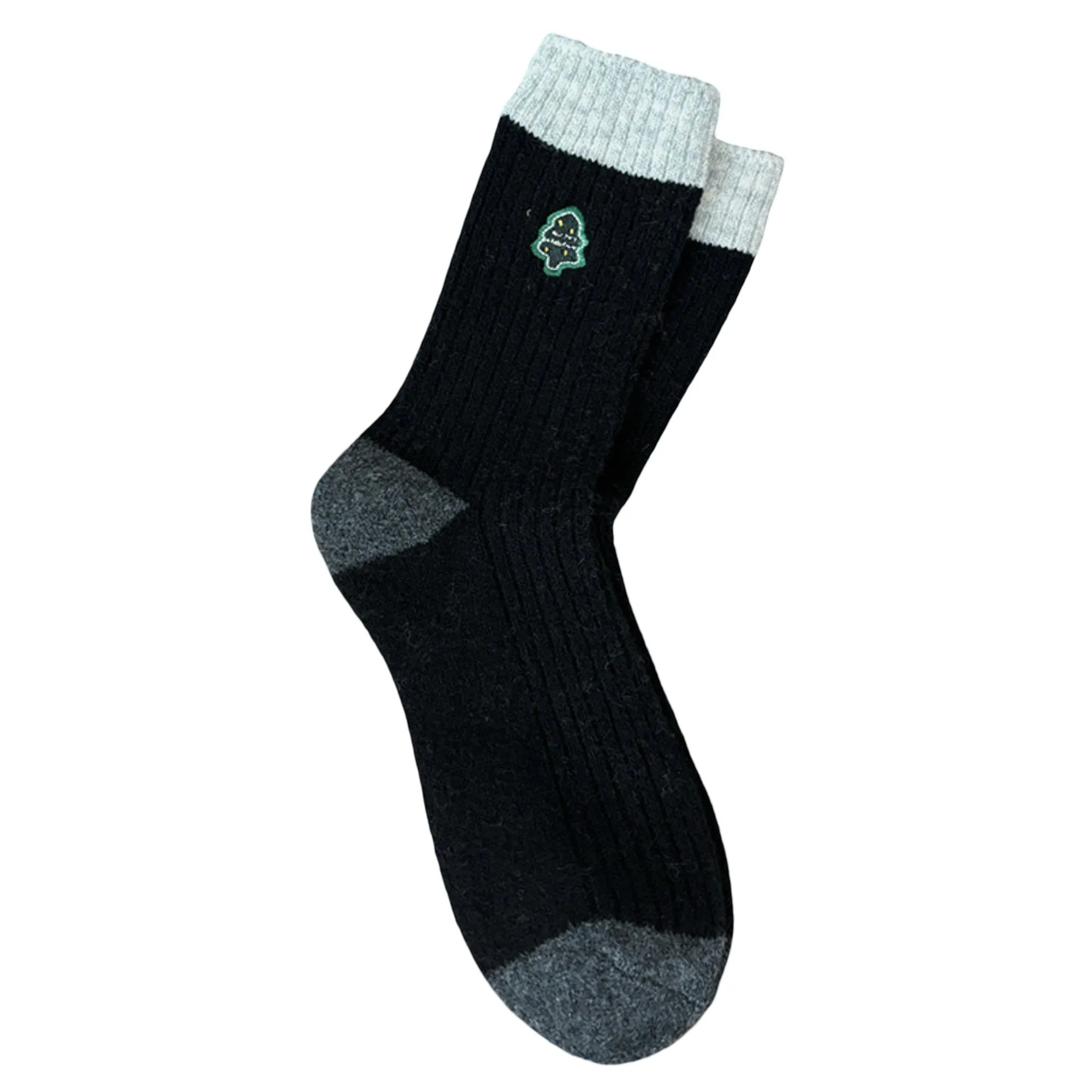 Anna-Kaci Women's 3-Pair Ribbed Crew Socks with Embroidered Accent Soft Knit Everyday Comfort Sock Set sold by Anna-Kaci product image thumbnail 3