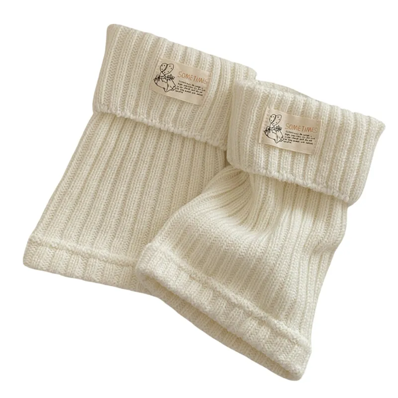 Anna-Kaci Women's Ribbed Knit Slouchy Leg Warmers Fold Over Cuff Soft Stretch Comfort 1 Pair made by Anna-Kaci