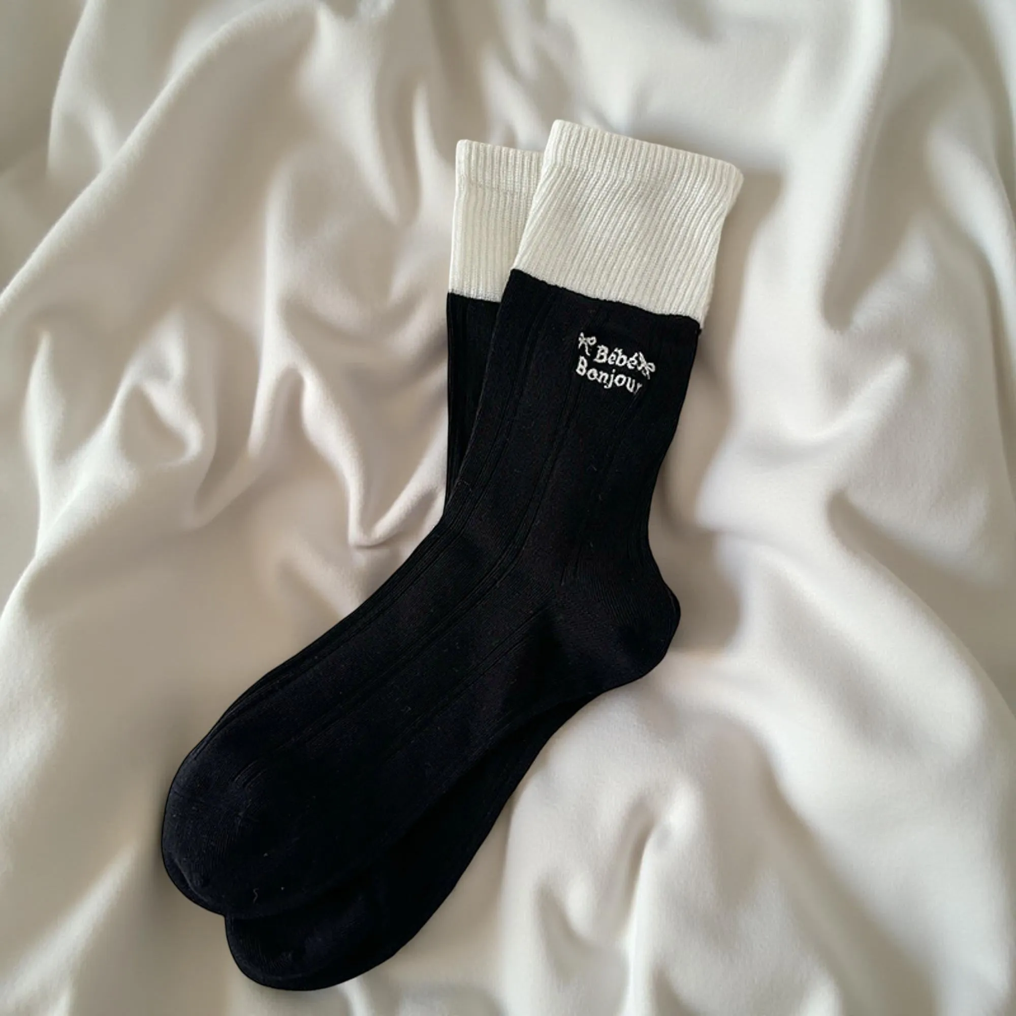 Anna-Kaci Women's 3-Pair Crew Sock Set Ribbed Knit Soft Stretch Comfortable Everyday Socks sold by Anna-Kaci product image thumbnail 3