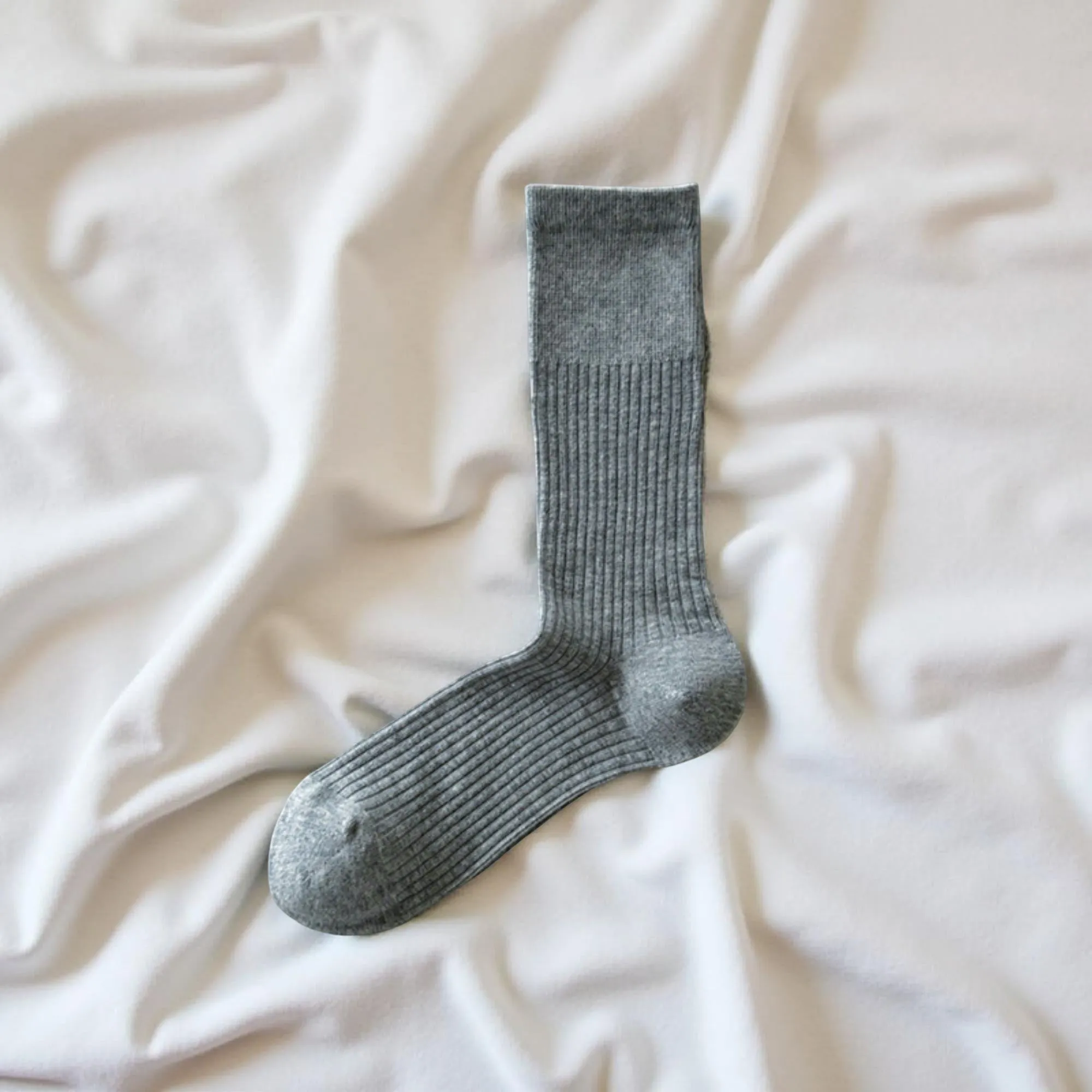 Anna-Kaci Women's Ribbed Knit Crew Socks 5 Pair Set Soft Stretch Mid Calf Everyday Comfort Socks sold by Anna-Kaci product image thumbnail 4