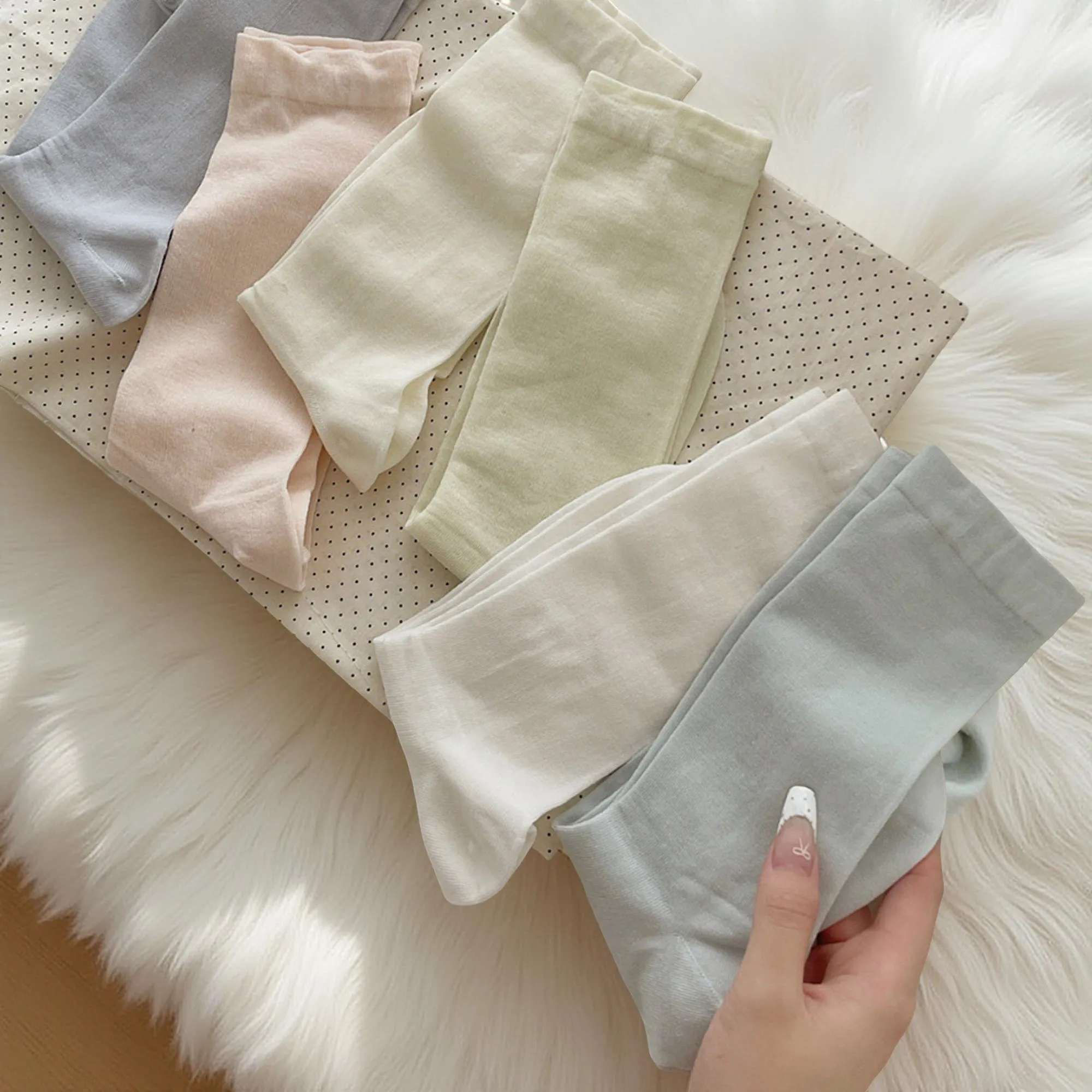 Anna-Kaci Women's 3-Pair Crew Socks Set Soft Knit Stretch Fabric Everyday Wardrobe Essentials sold by Anna-Kaci product image thumbnail 3