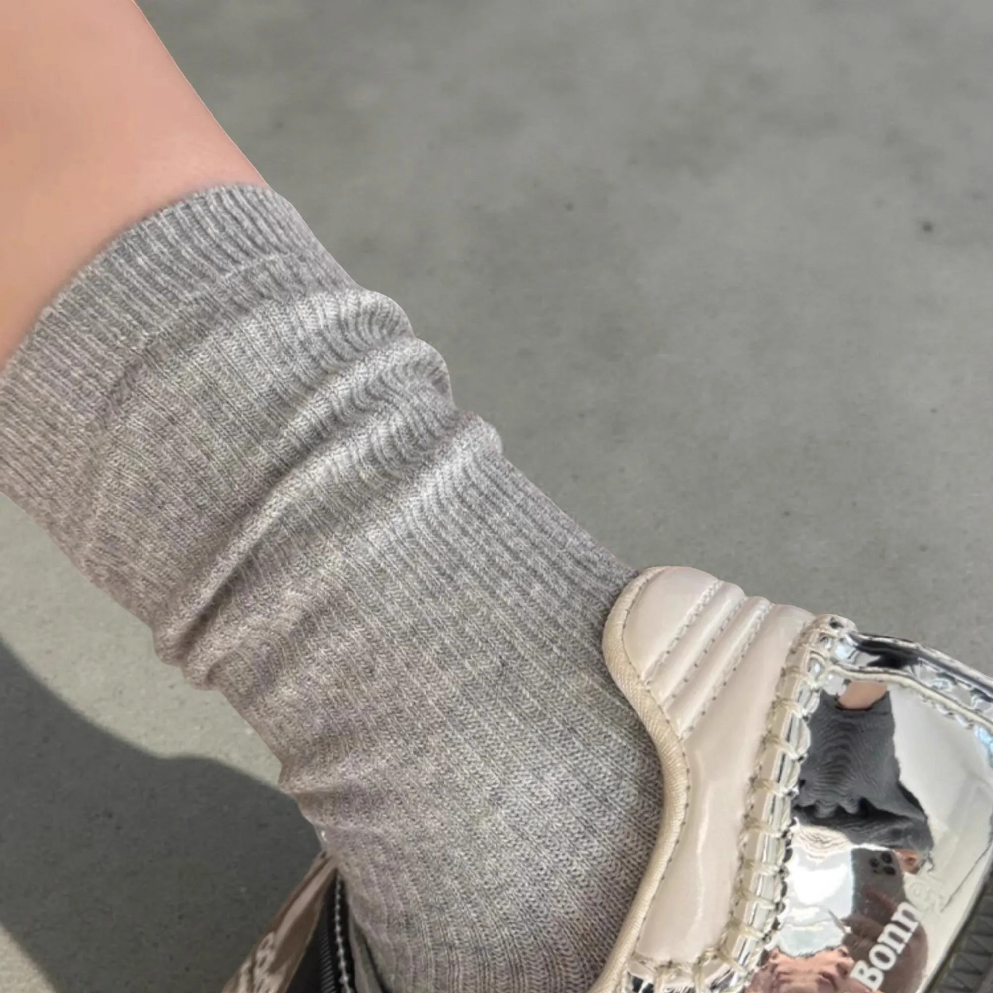 Anna-Kaci Women's 4-Pair Ribbed Knit Crew Socks Soft Stretch Everyday Essential Socks for Casual Wear and Layering sold by Anna-Kaci product image thumbnail 2