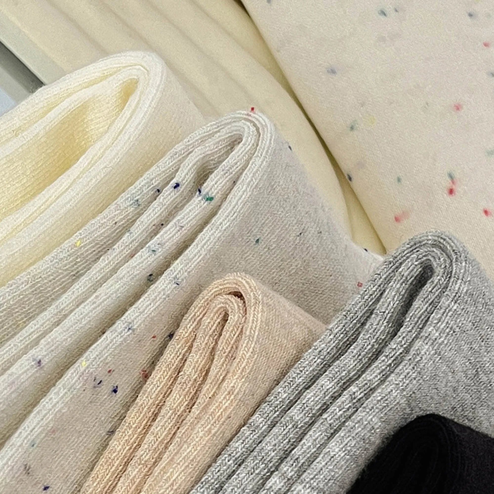 Anna-Kaci Womens Comfortable Cotton Crew Socks 6 Pairs Soft Embroidered Bear Design sold by Anna-Kaci product image thumbnail 3