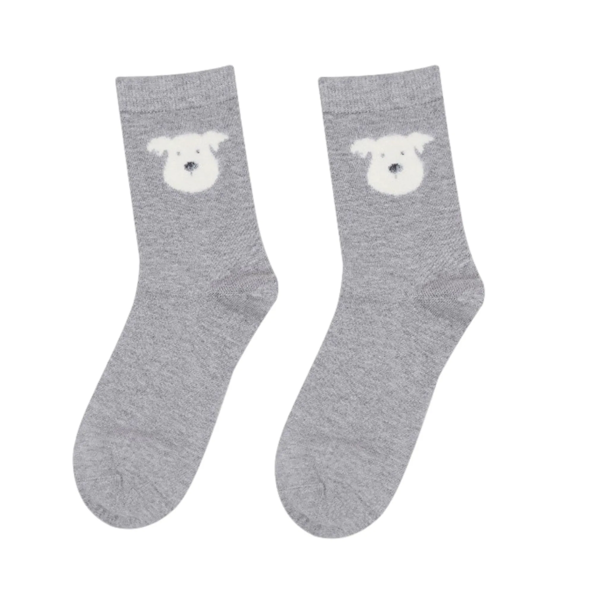 Anna-Kaci 2-Pack Womens Warm Crew Socks Soft Knit Cute Pattern Comfort Fit sold by Anna-Kaci