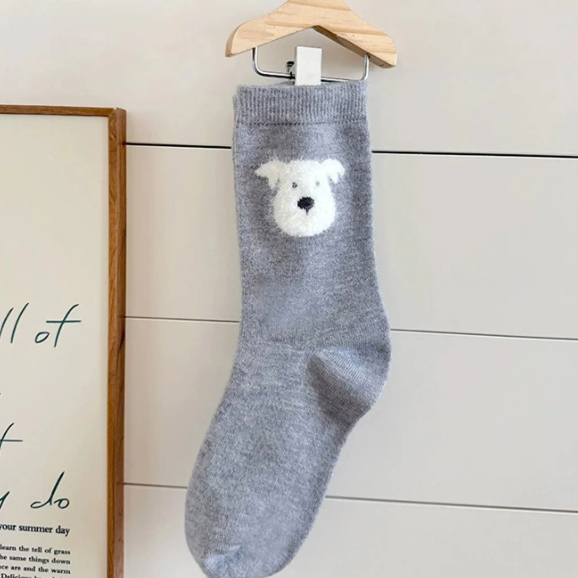 Anna-Kaci 2-Pack Womens Warm Crew Socks Soft Knit Cute Pattern Comfort Fit sold by Anna-Kaci product image thumbnail 3