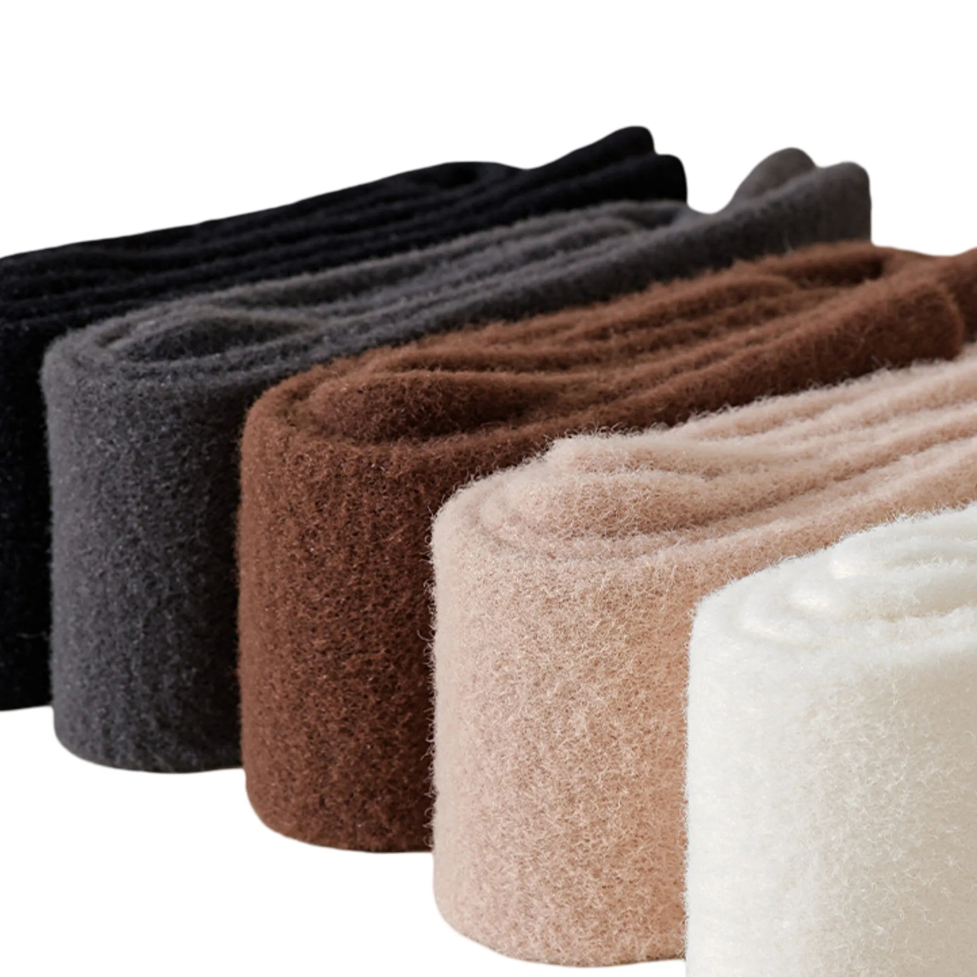 Anna-Kaci Plush Over The Knee High Elasticity Solid Color Thermal Socks sold by Anna-Kaci product image thumbnail 4