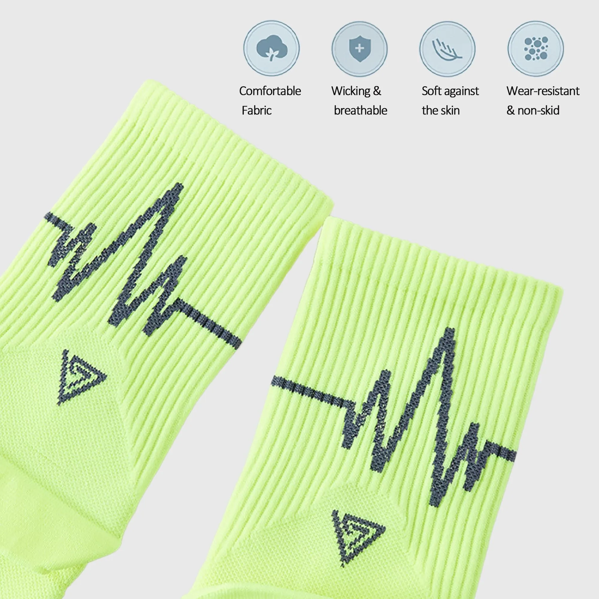 Anna-Kaci Women's 6pk Professional Athletic Socks - Ankle-Length Sports Socks with Elastic Cuff & Reinforced Design for Running & Gym sold by Anna-Kaci product image thumbnail 4