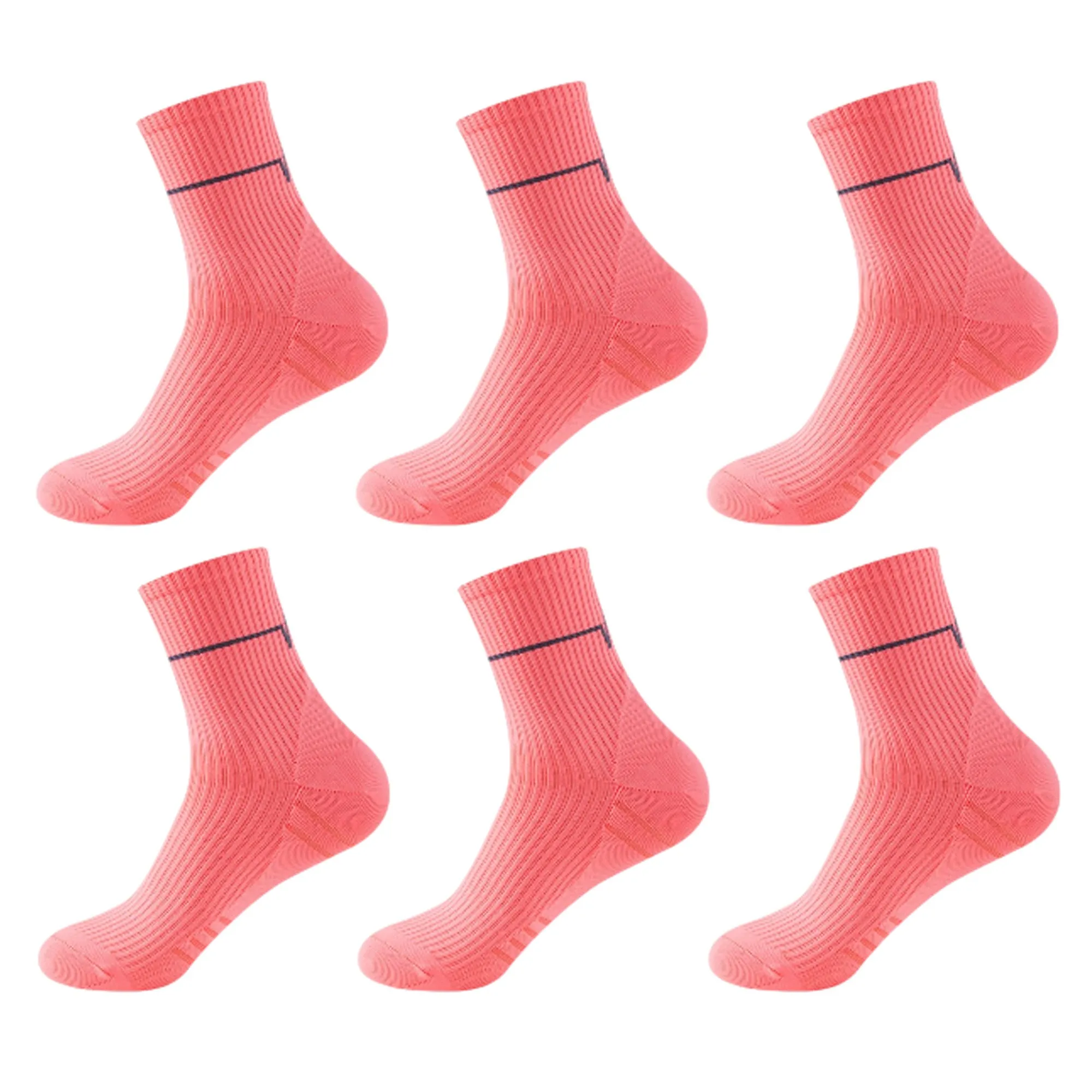 Anna-Kaci Women's 6pk Professional Athletic Socks - Ankle-Length Sports Socks with Elastic Cuff & Reinforced Design for Running & Gym sold by Anna-Kaci product image thumbnail 5