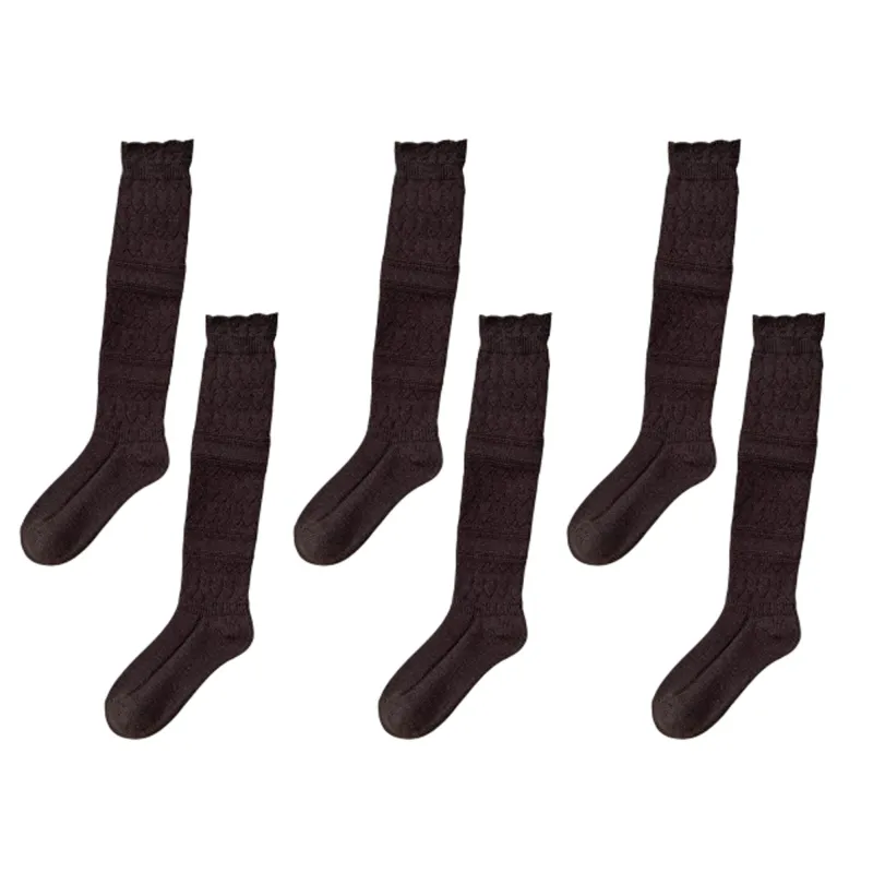 Anna-Kaci Women's 6pk Cable Knit Knee-High Socks - Warm Textured Socks for Casual Winter & Cozy Daily Wear made by Anna-Kaci