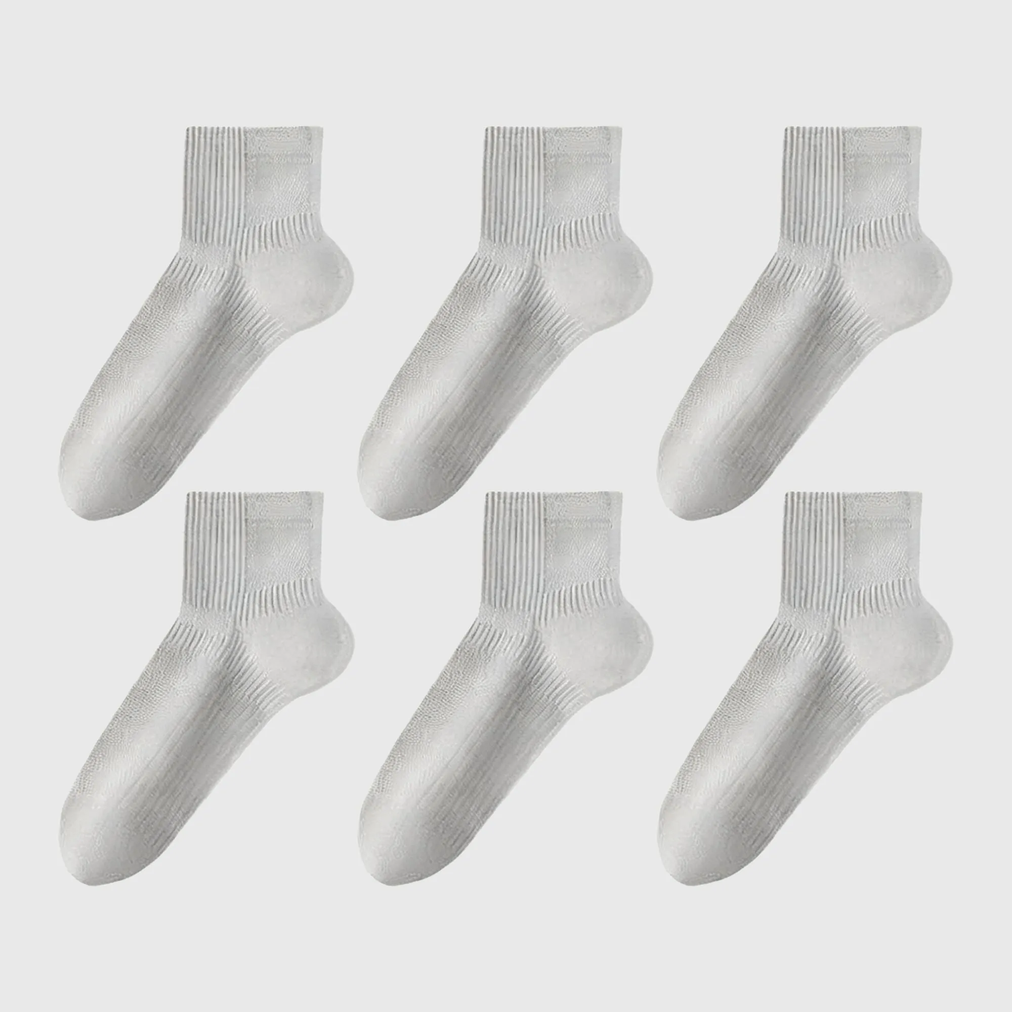 Anna-Kaci 6 pair Men's Breathable Ankle Socks sold by Anna-Kaci product image thumbnail 4