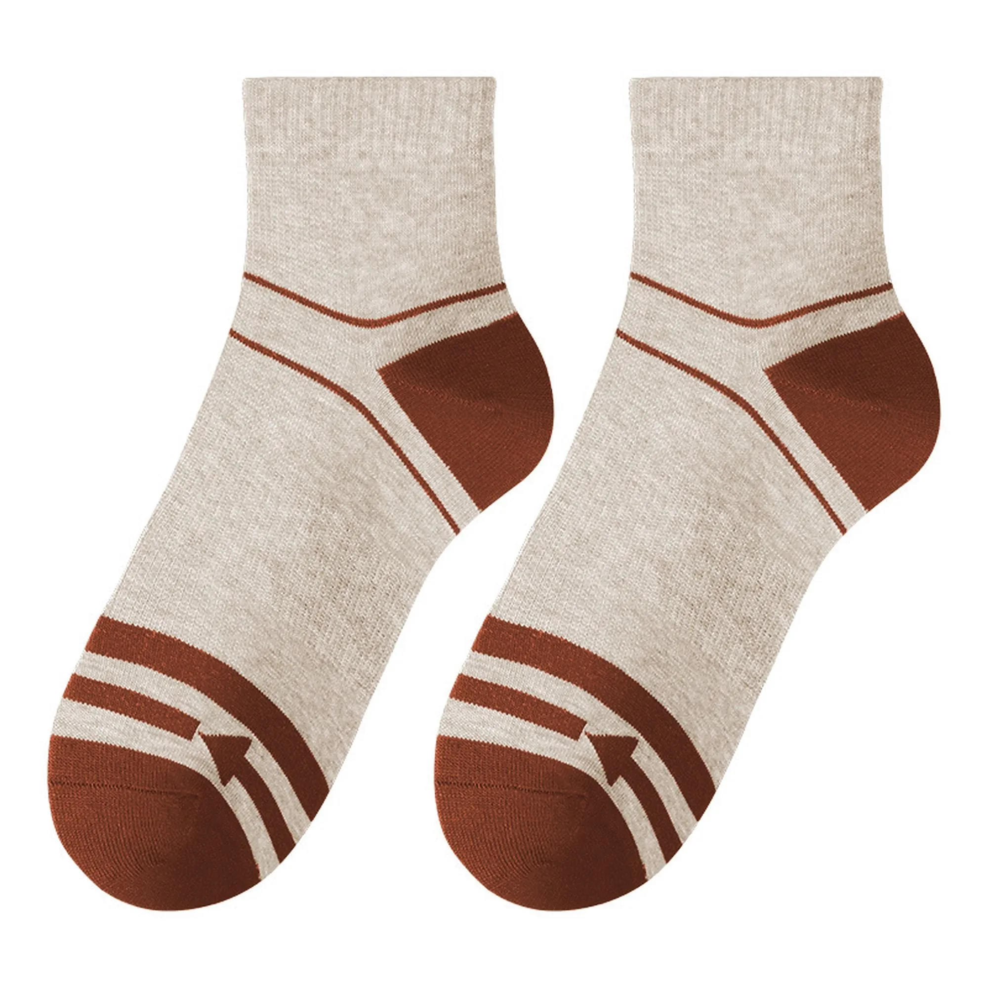 Anna-Kaci Men's 6pk Striped Ankle Socks sold by Anna-Kaci product image thumbnail 3