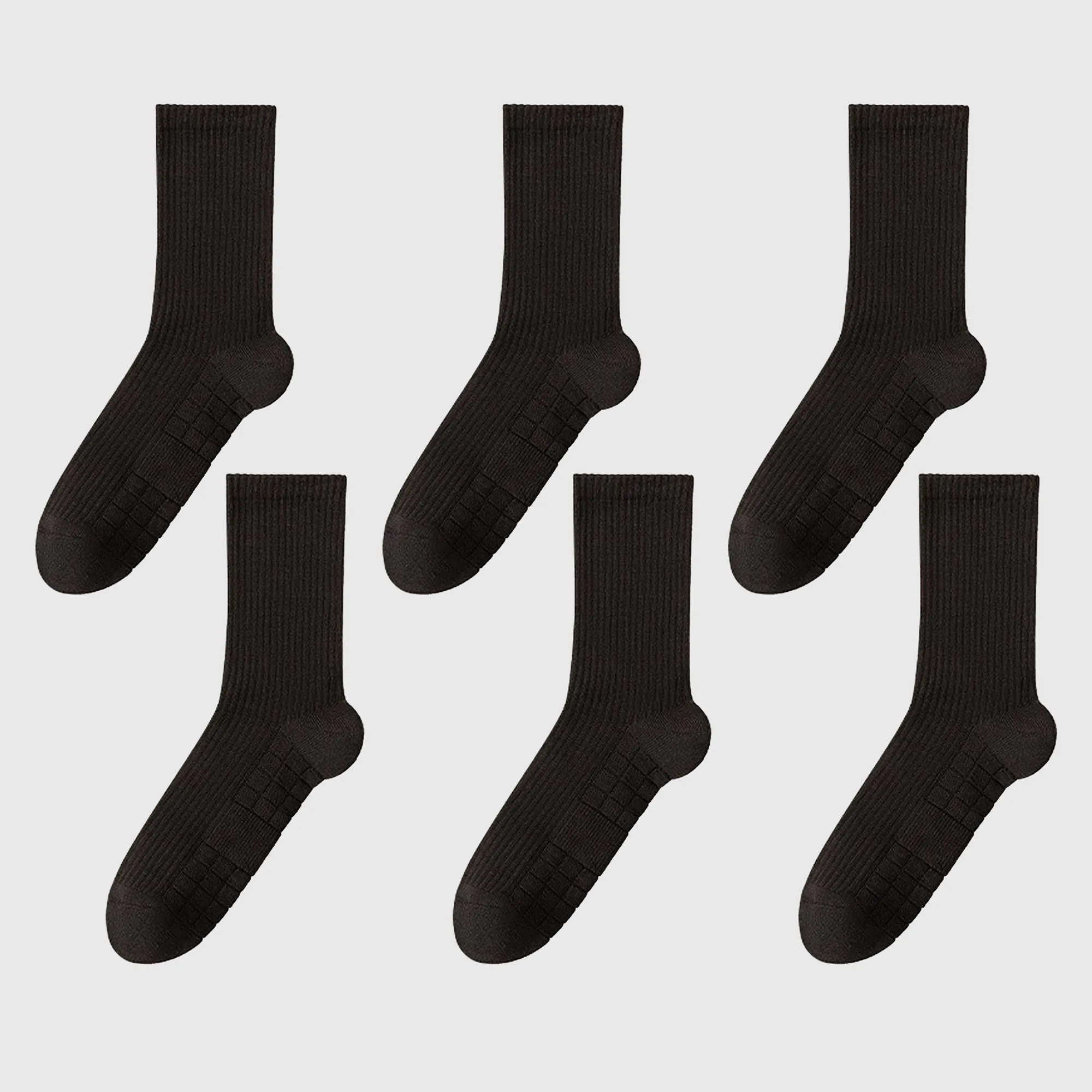 Anna-Kaci 6pk Men's Crew Socks with Non - Slip Sole sold by Anna-Kaci