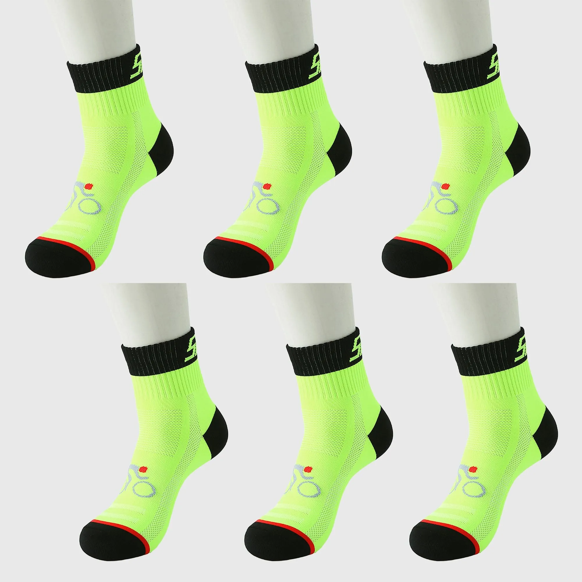 Anna-Kaci 6pk Men's Cycling Pattern Athletic Socks sold by Anna-Kaci product image thumbnail 4
