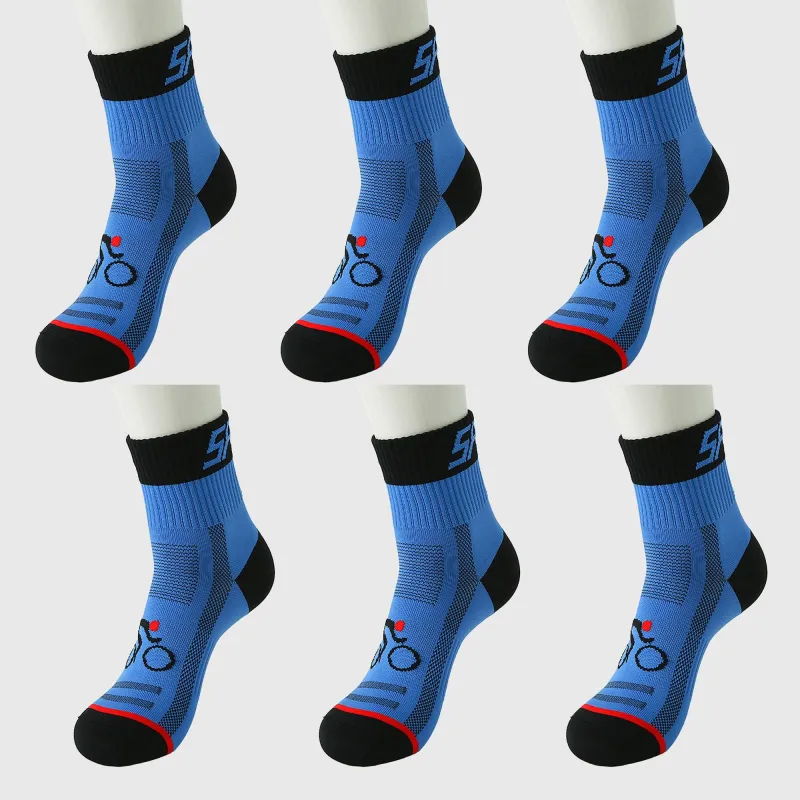 Anna-Kaci 6pk Men's Cycling Pattern Athletic Socks made by Anna-Kaci