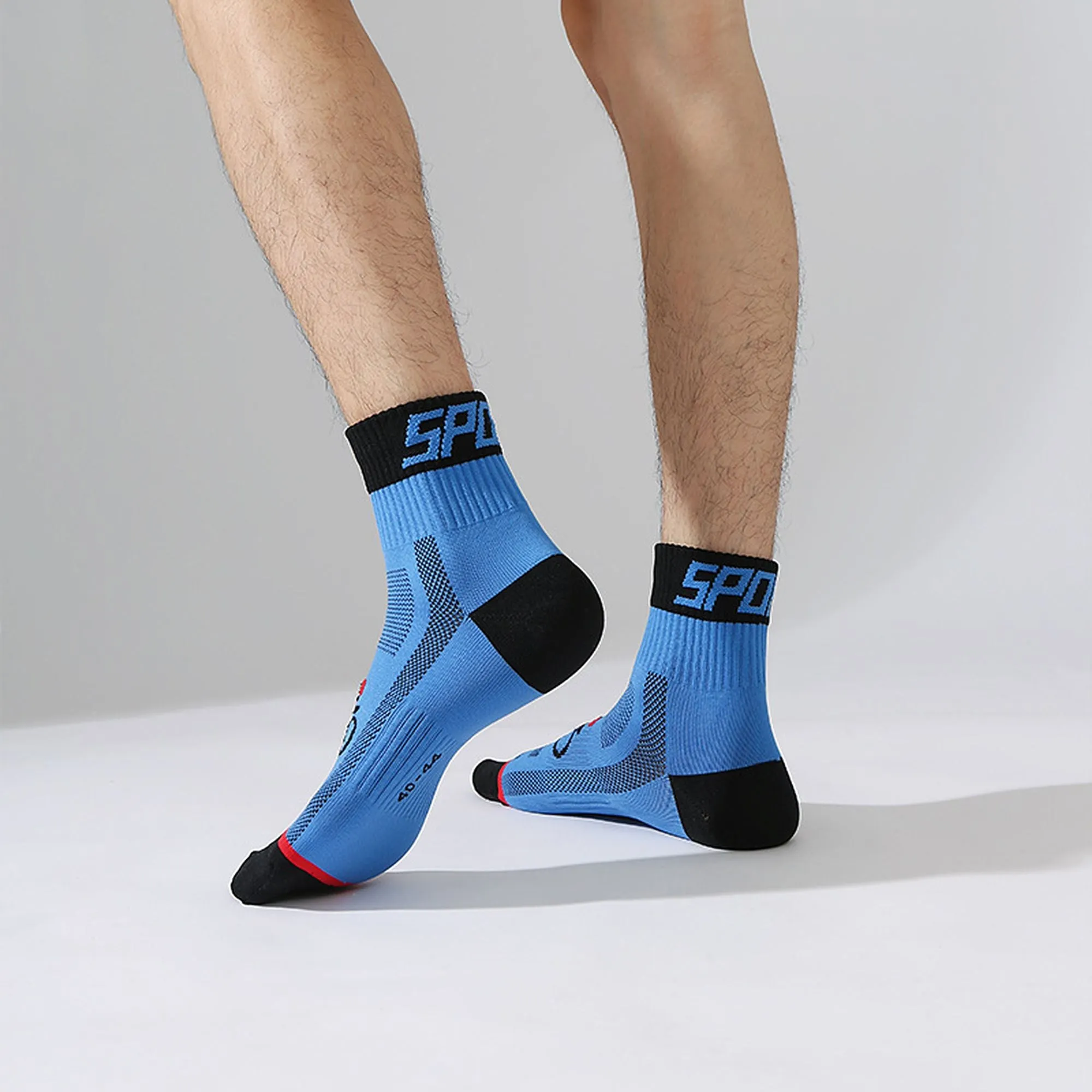 Anna-Kaci 6pk Men's Cycling Pattern Athletic Socks sold by Anna-Kaci product image thumbnail 3